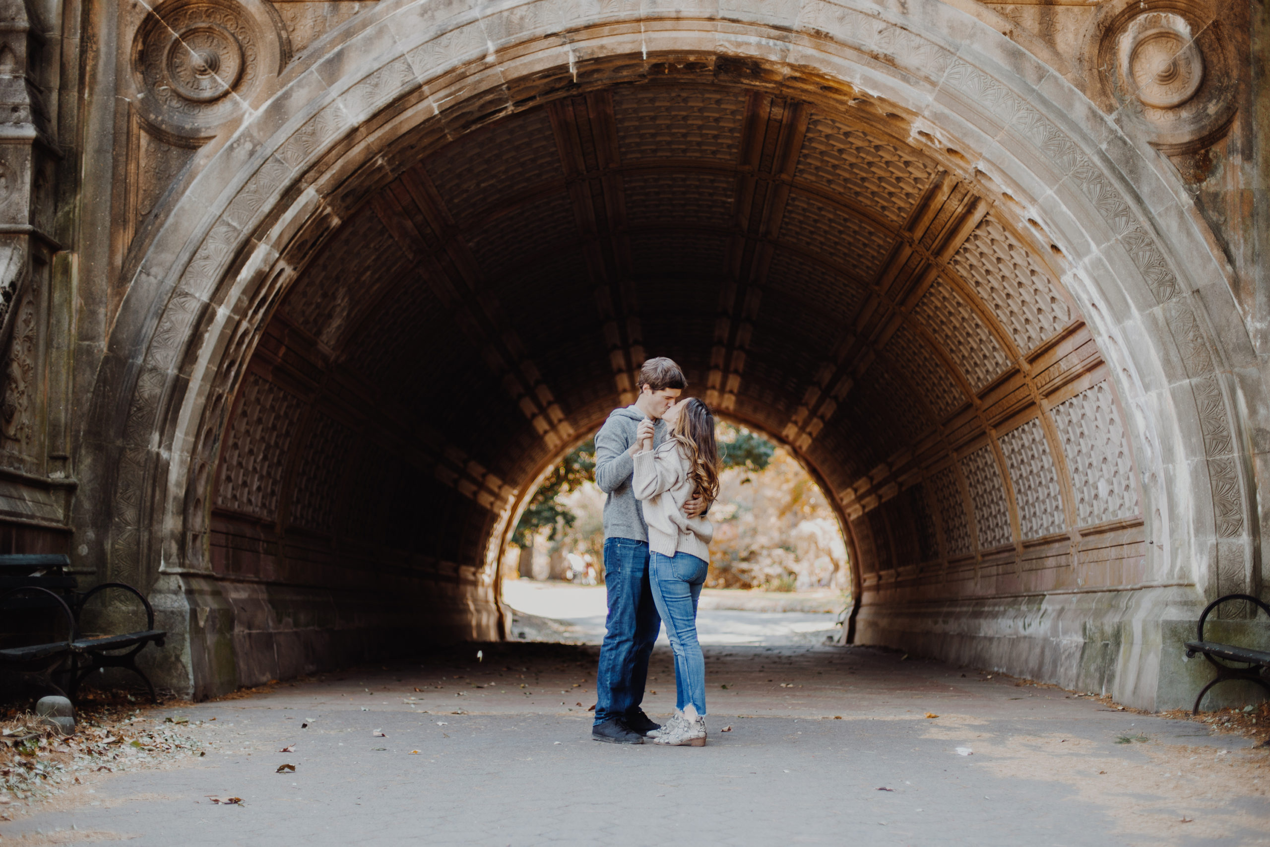 September Prospect Park Engagement Photos in Brooklyn NY
