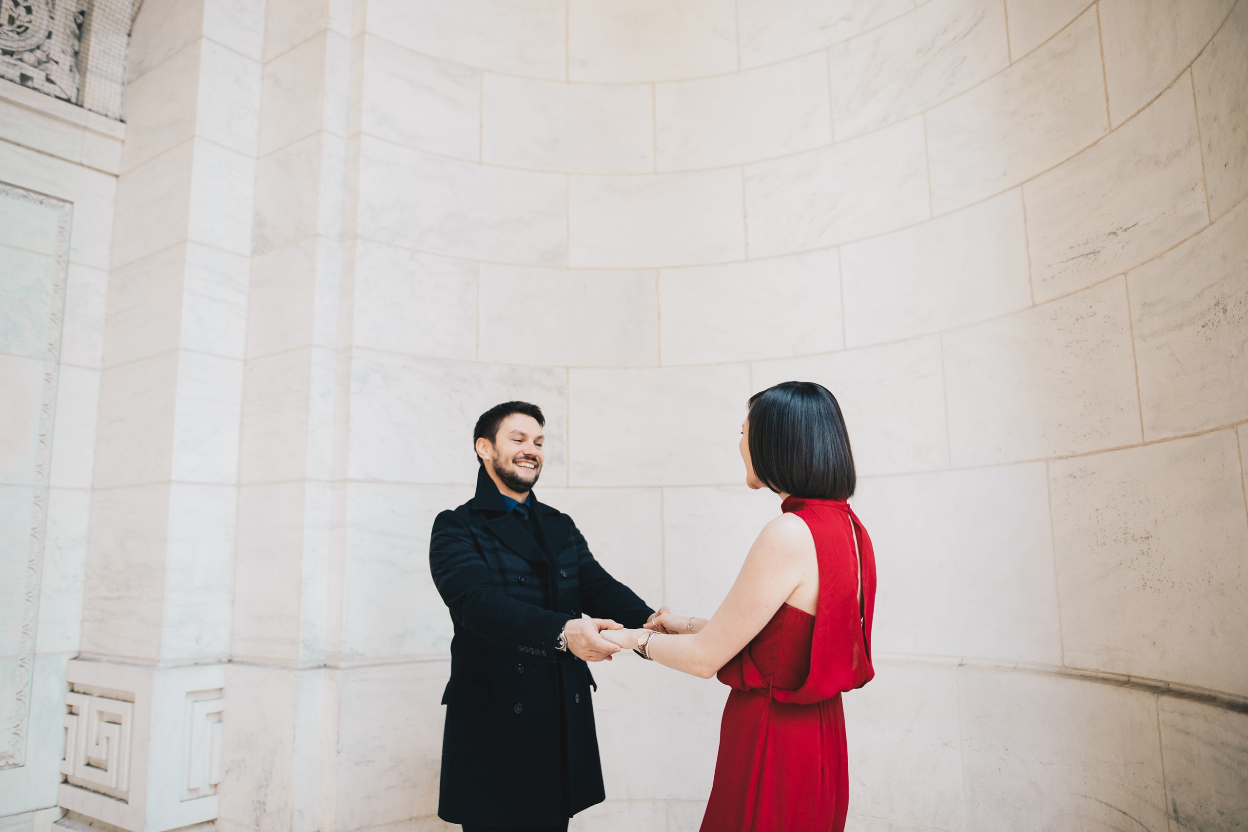 Classic Times Square Engagement Photos and Grand Central Engagement Photography in NYC