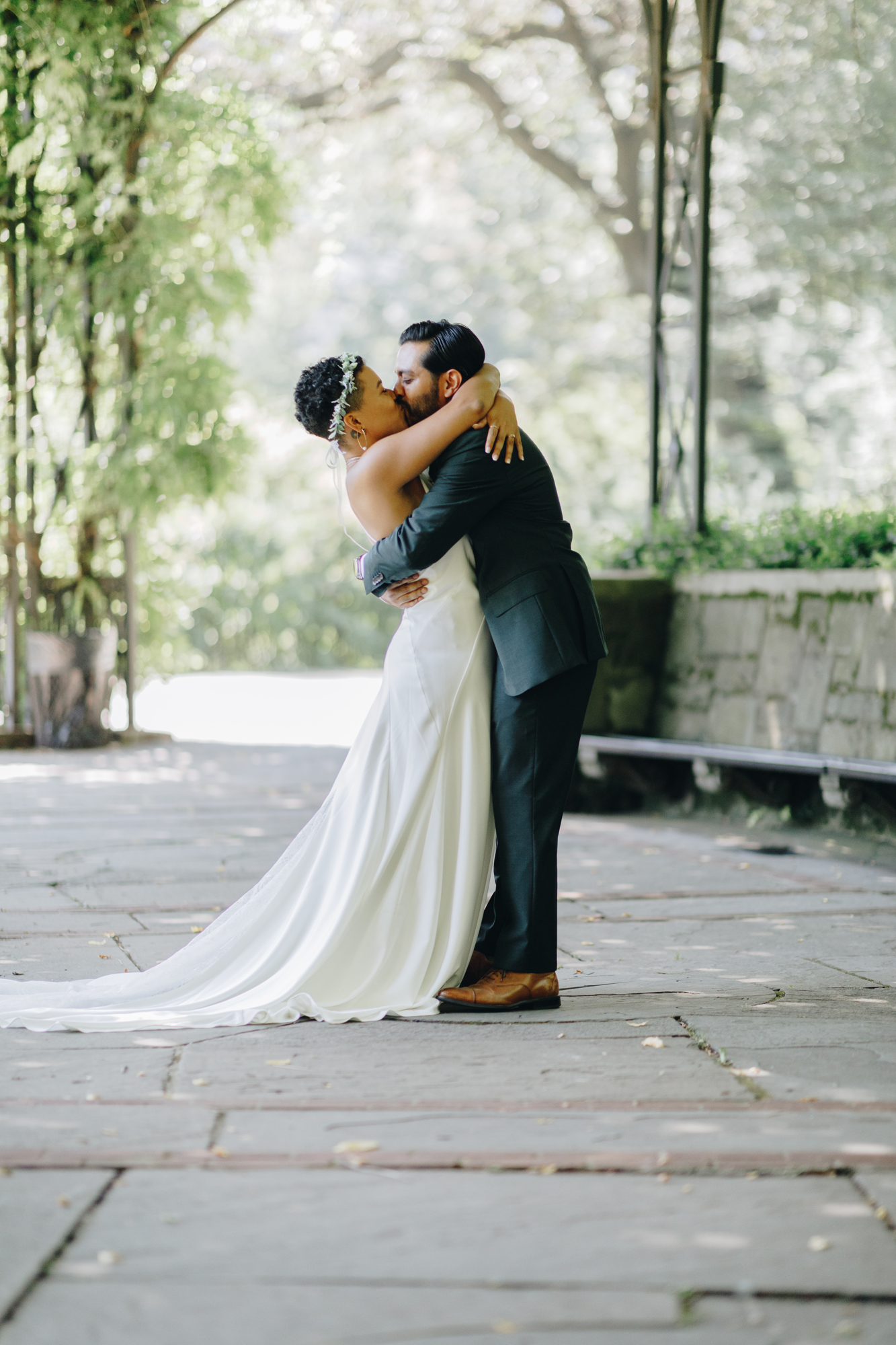 Intimate wedding at the Conservatory Garden