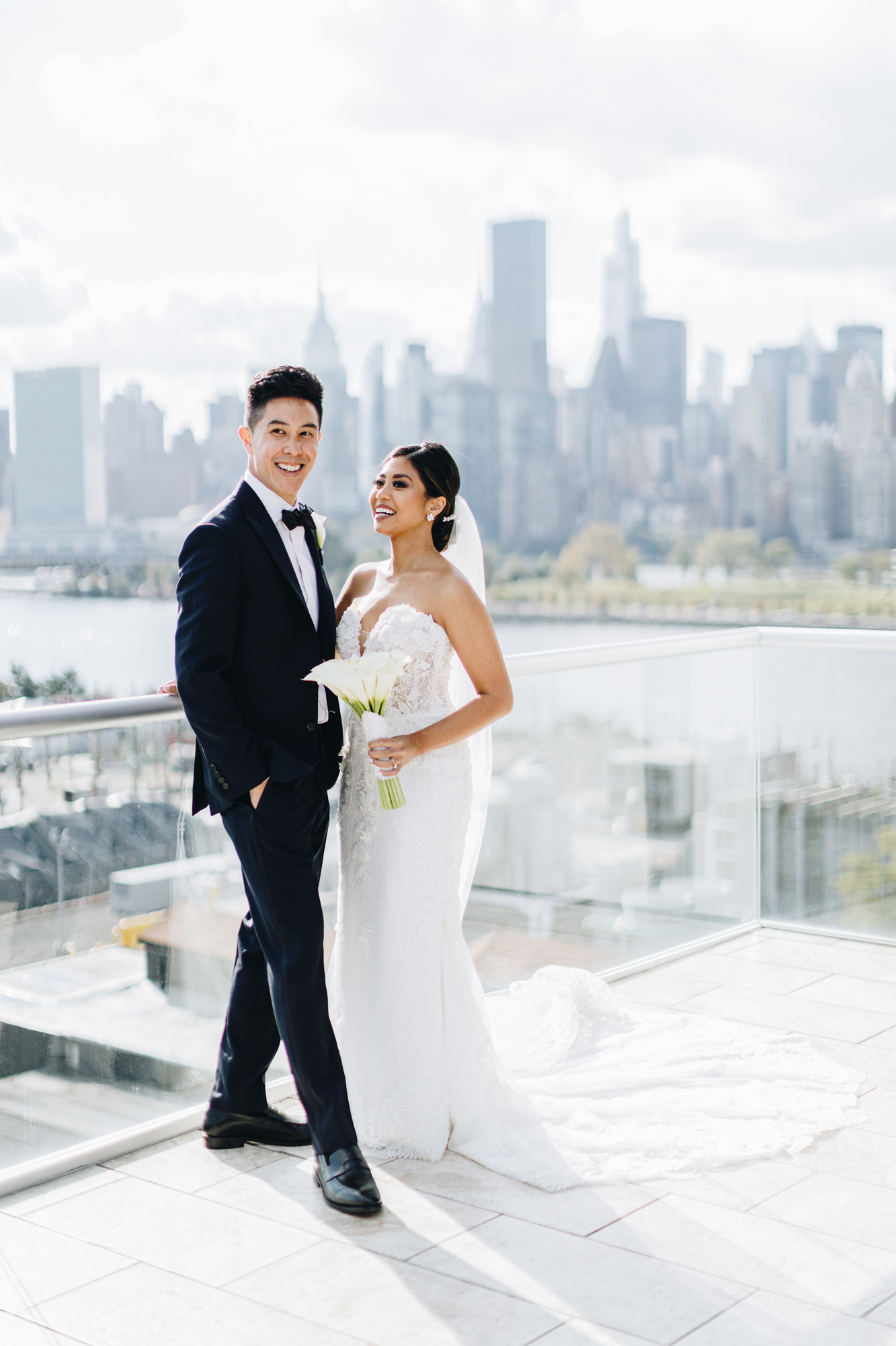 Ravel Hotel wedding with New York view