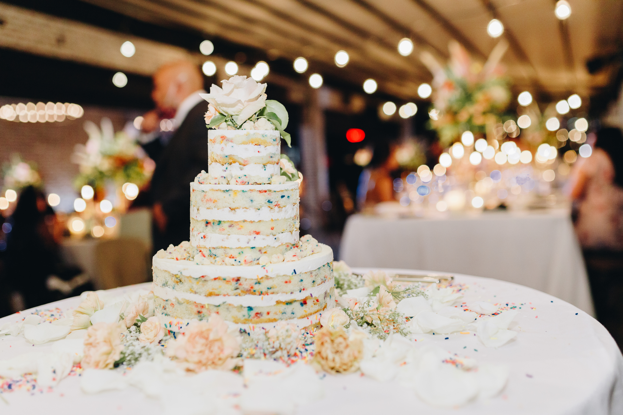Milk Bar wedding cake at the Ravel Hotel wedding reception
