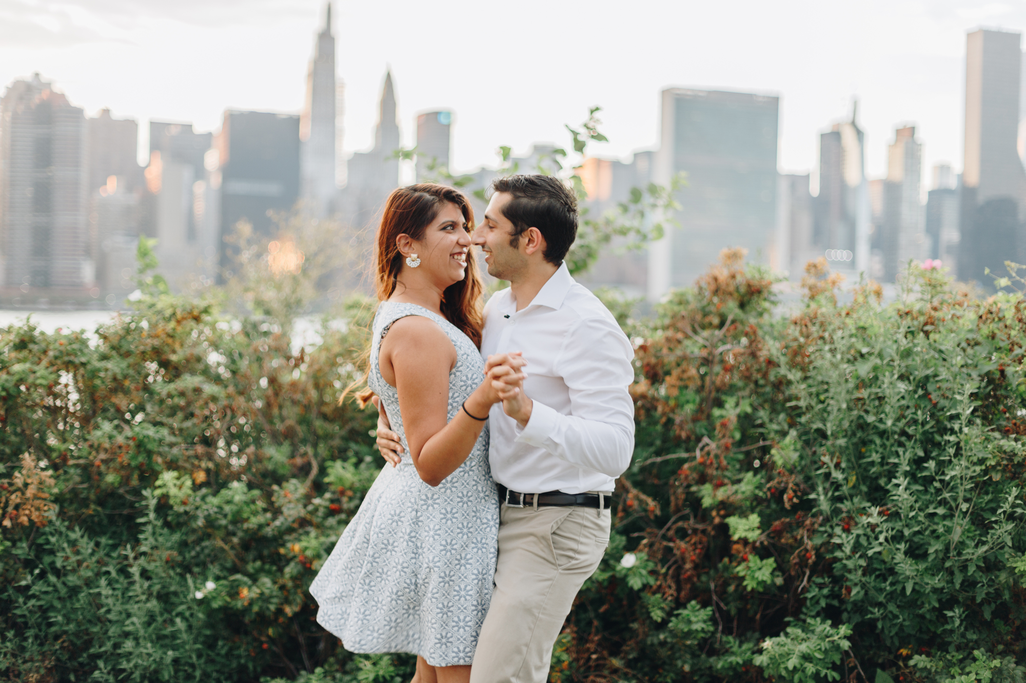 Engagement photos in LIC New York