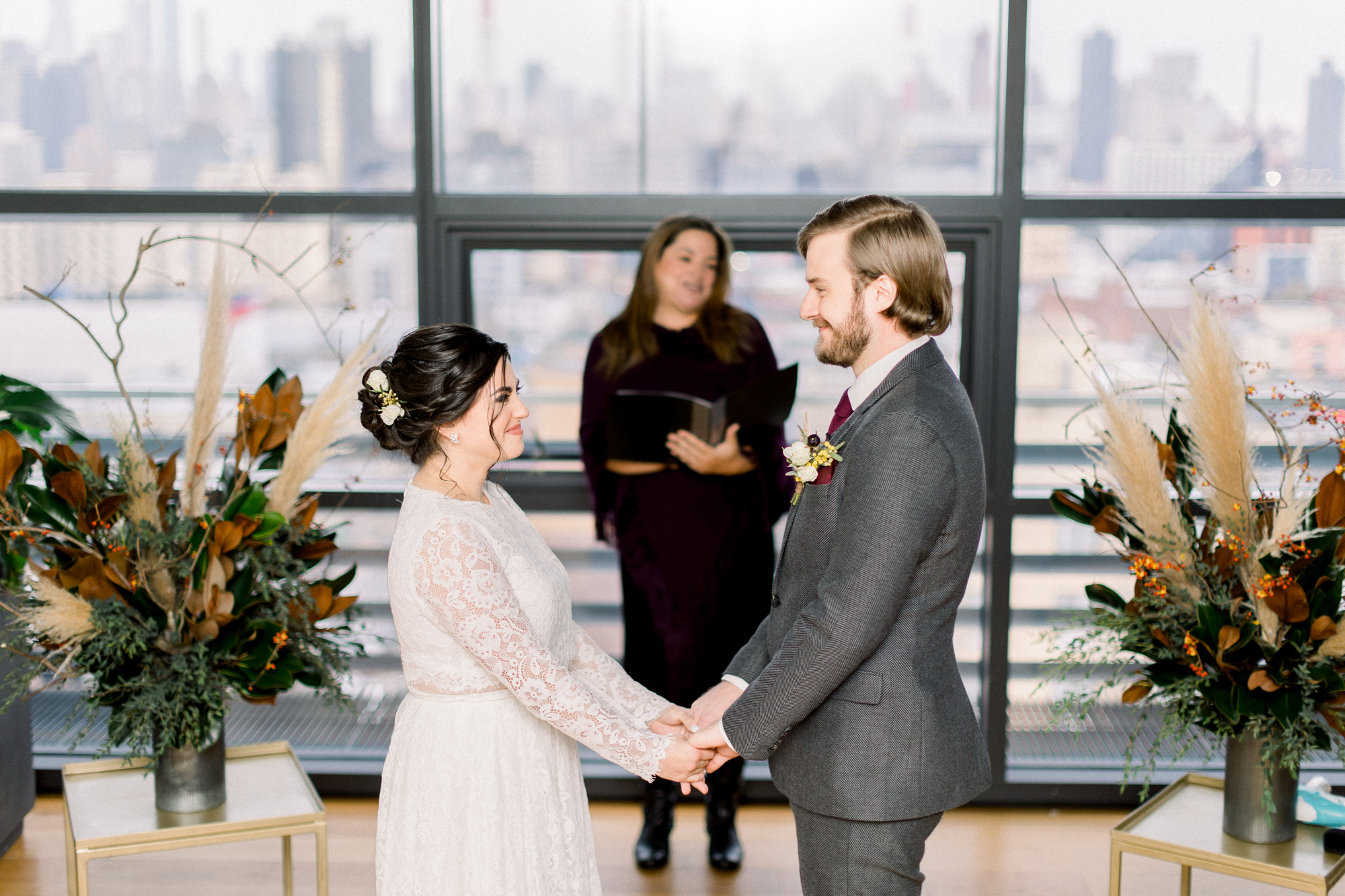 Wedding on the NYC skyline at Boro Hotel LIC