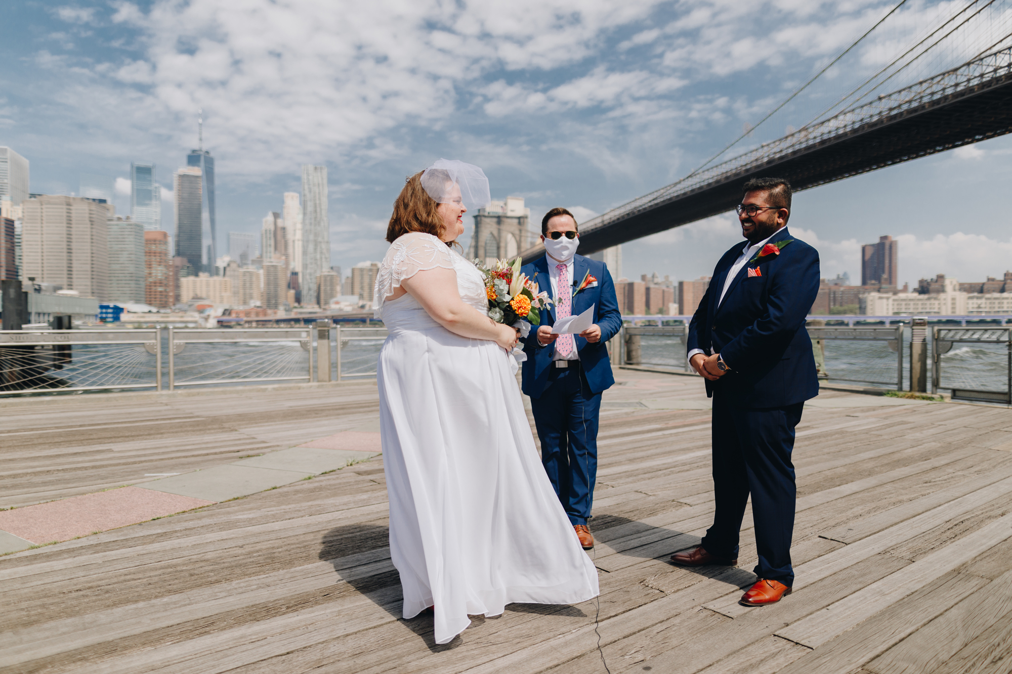 Brooklyn Bridge Park elopement inspiration