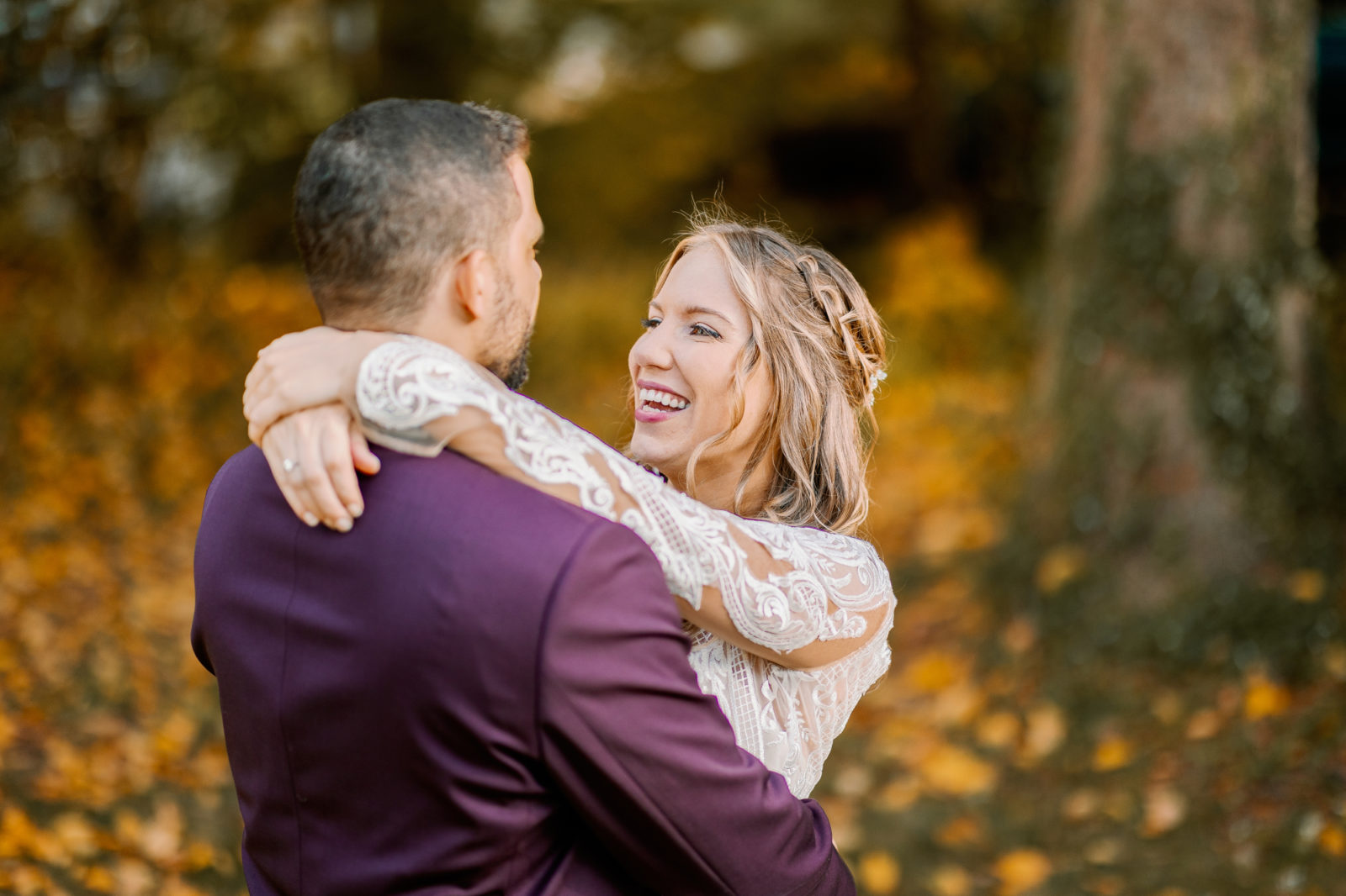 Fall Backyard Wedding in White Plains NY | Intimate At-Home Elopement