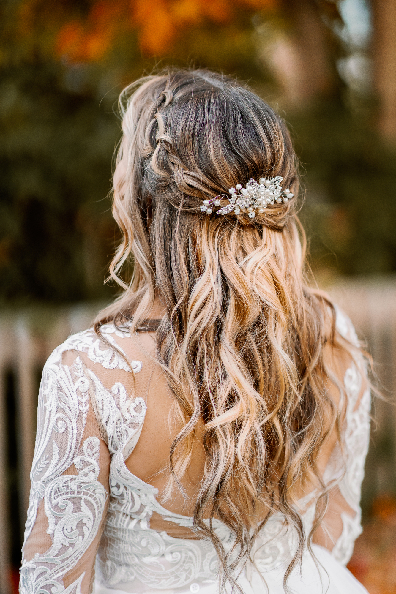 Bridal hair inspiration for upstate fall wedding