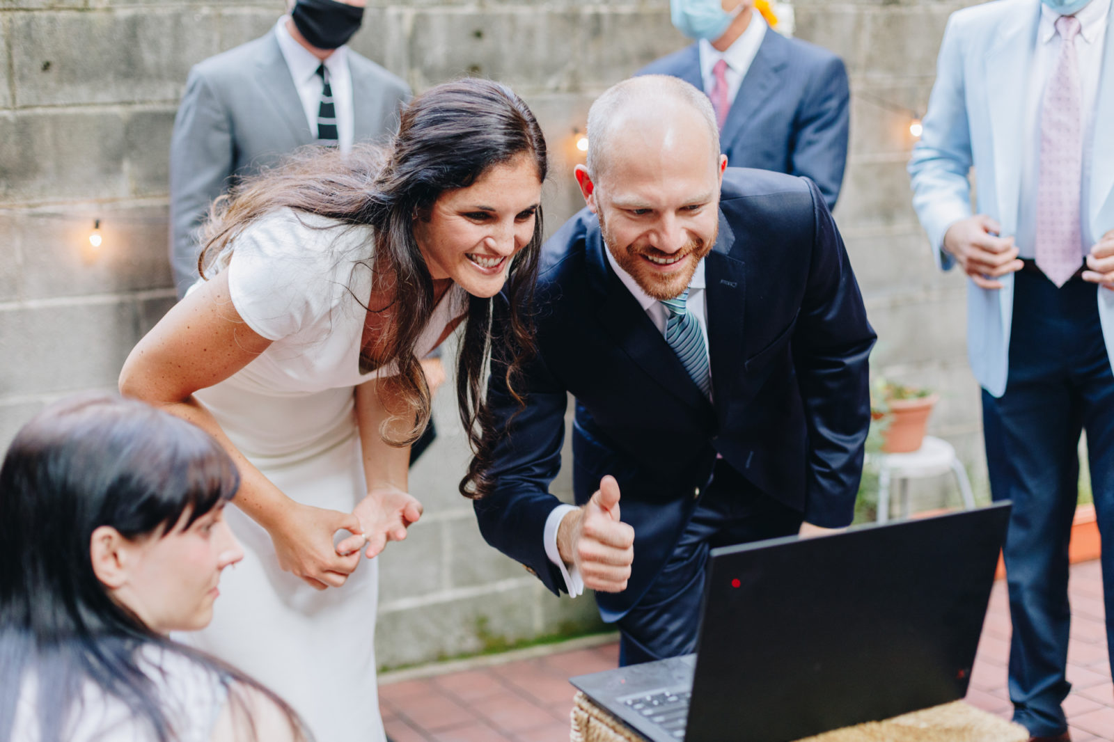Backyard NYC Micro-Wedding on the Upper West Side - Sheila and Rob