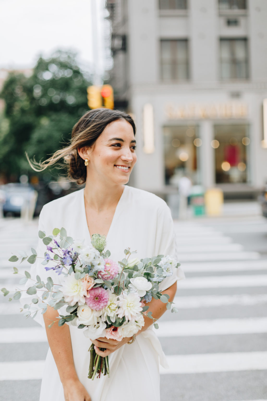 Rooftop MicroWedding in NYC Sonia and Aaron�s Intimate