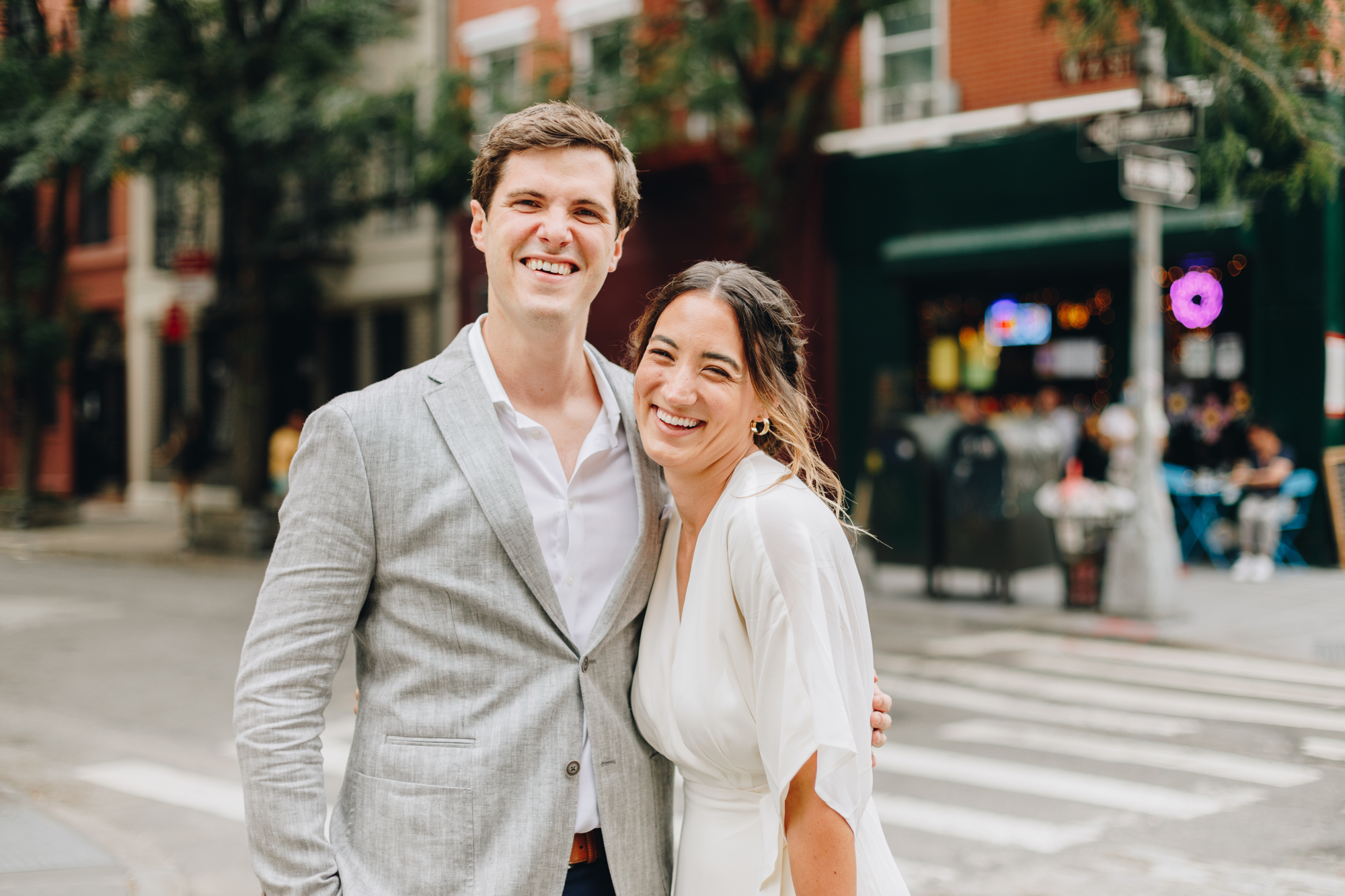 Candid elopement photos in NYC