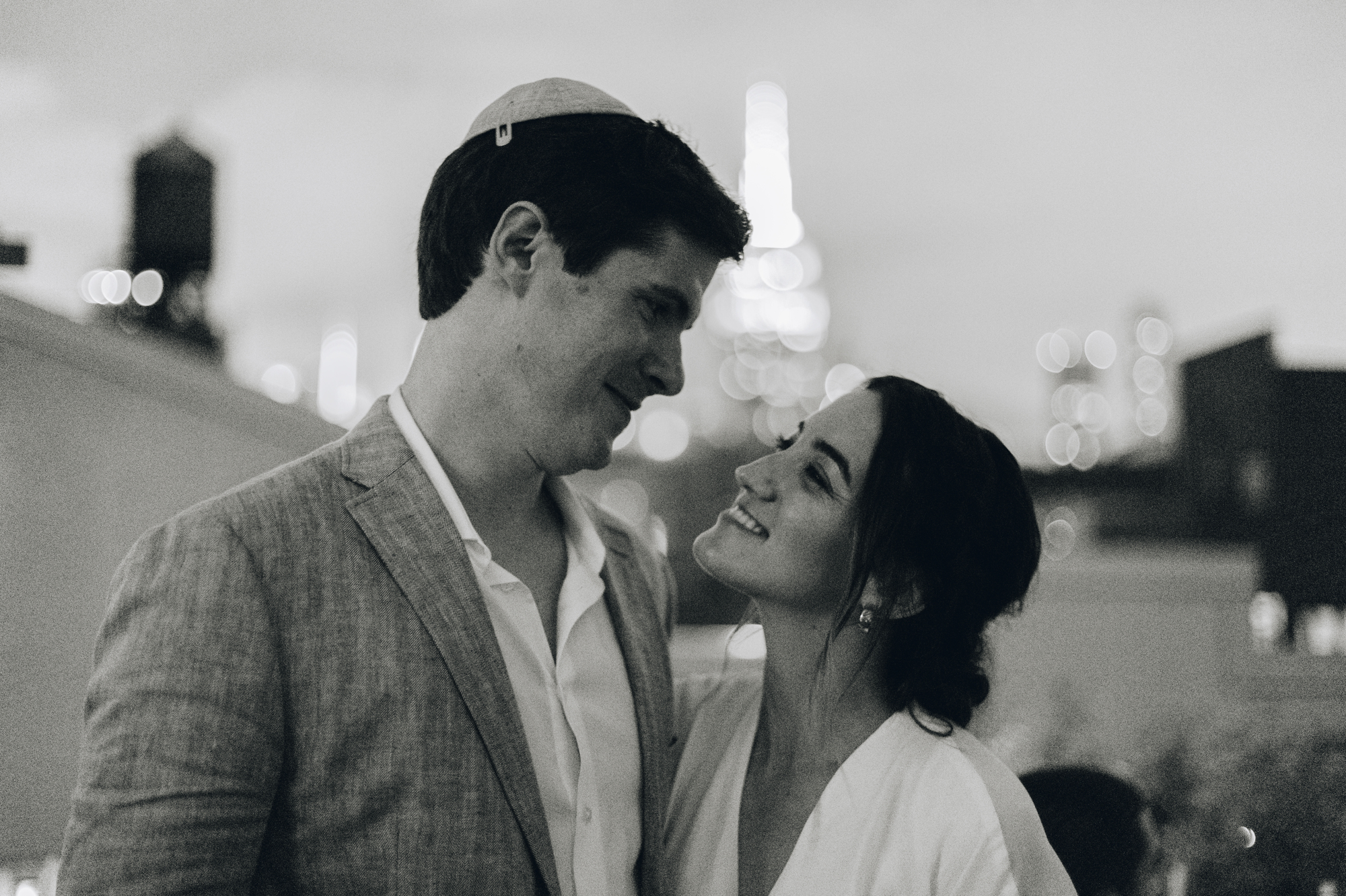 NYC rooftop elopement inspiration with Empire State Building