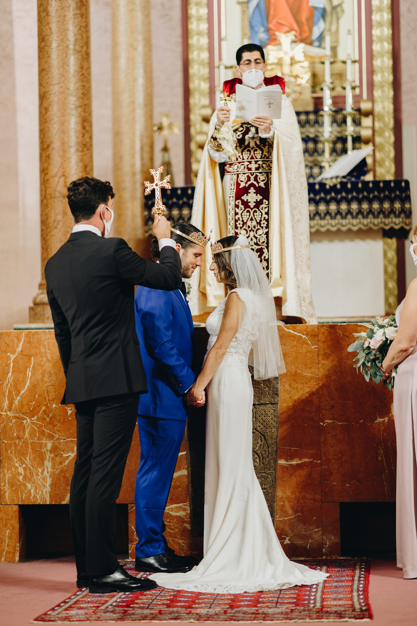Armenian wedding photos at the Armenian Church in New York