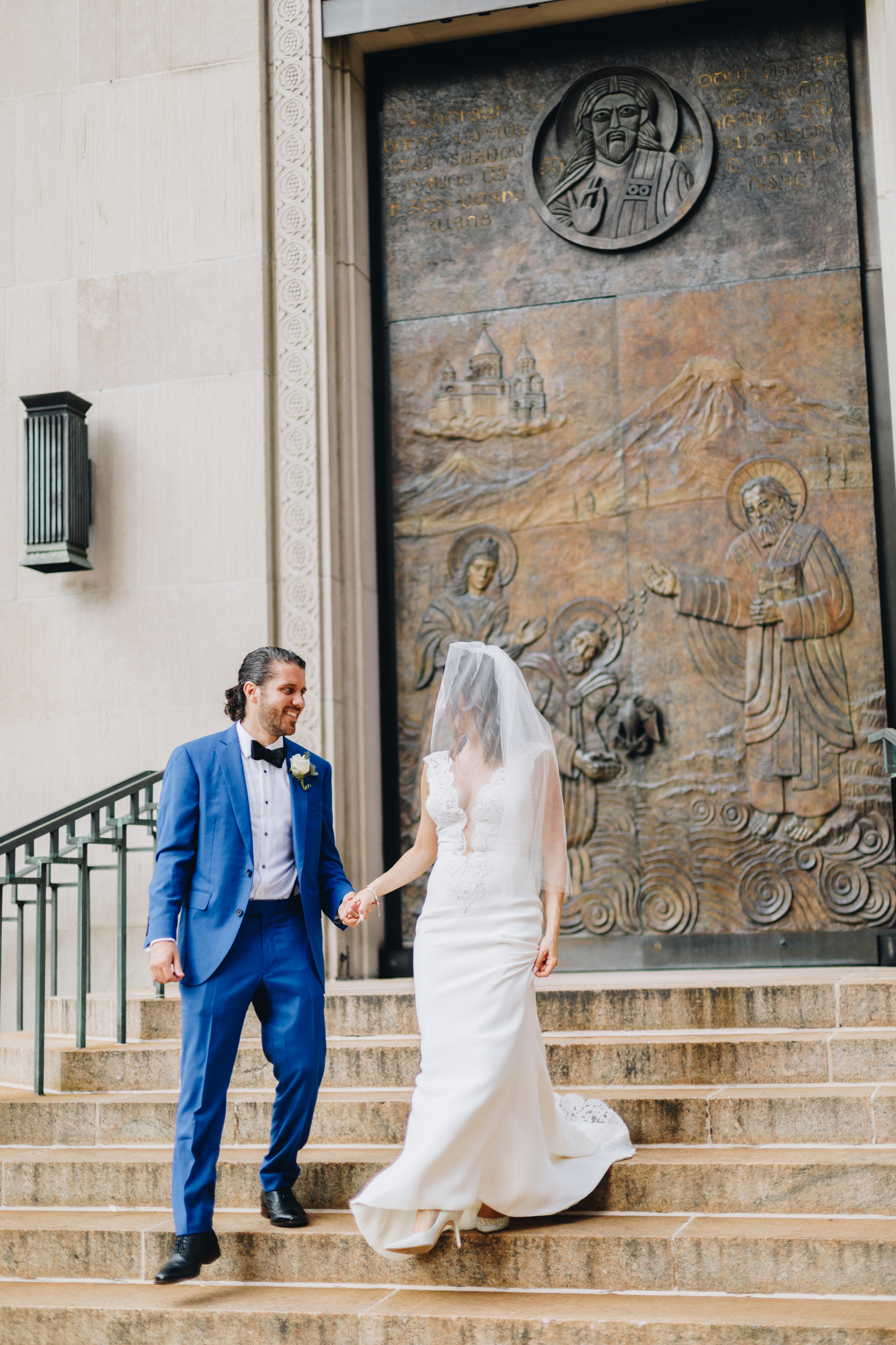 Beautiful wedding photos at Armenian Church in New York