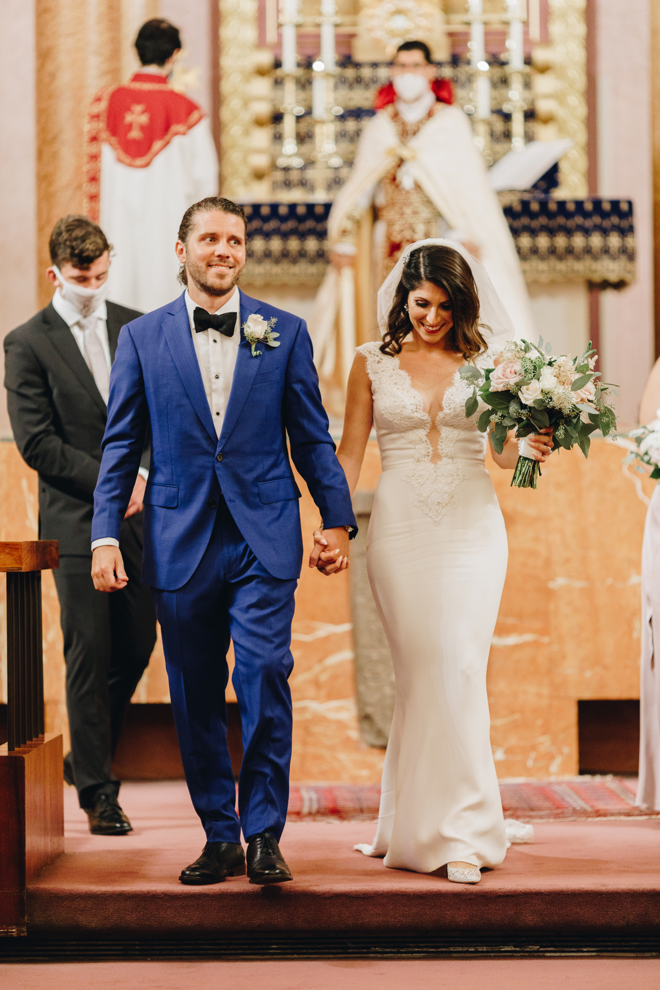 Wedding ceremony photos at Armenian Church in NYC