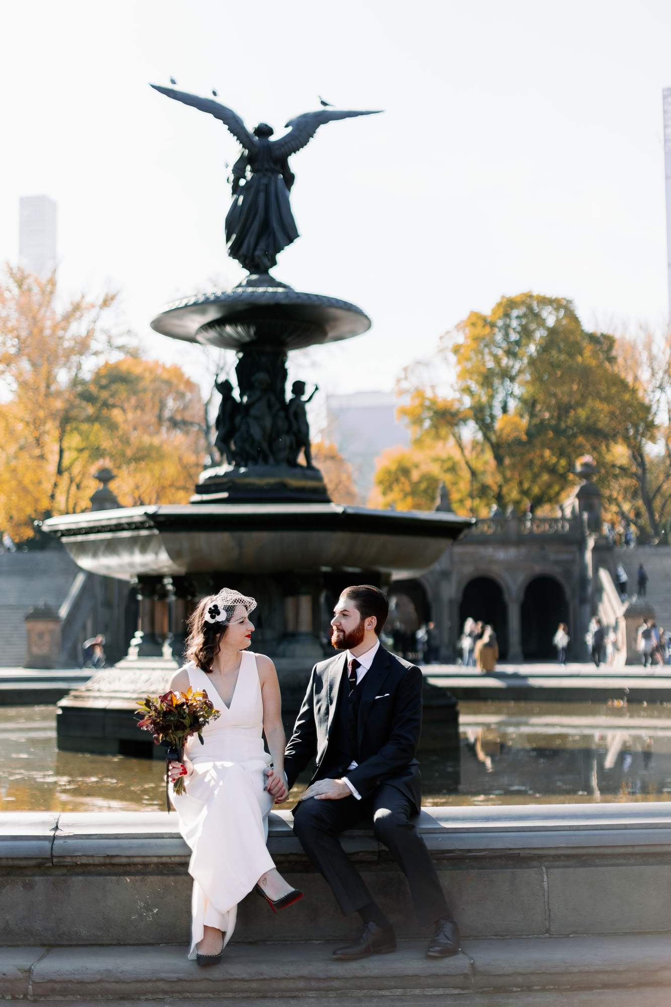 New York's Central Park Engagement Photos