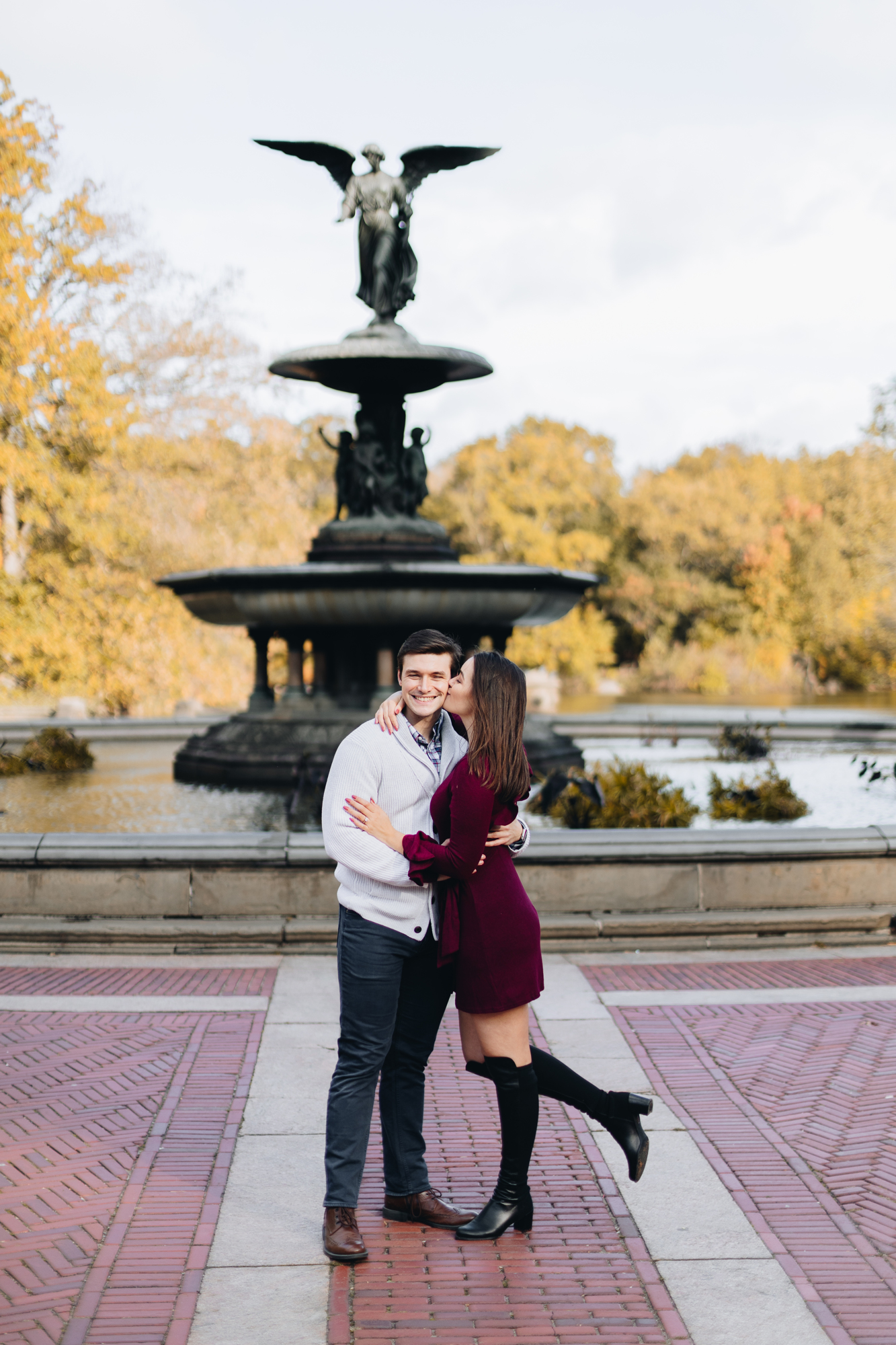 NYC's Central Park Engagement Photos