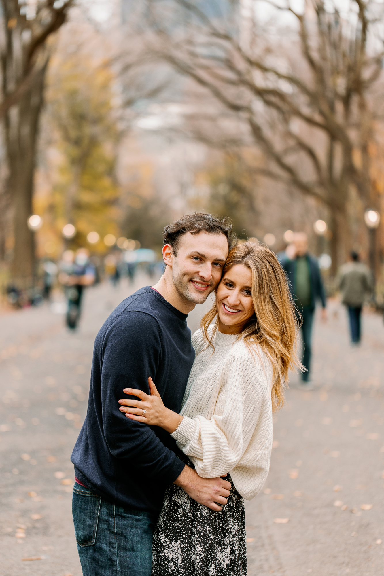 Fall proposal photos in Central Park