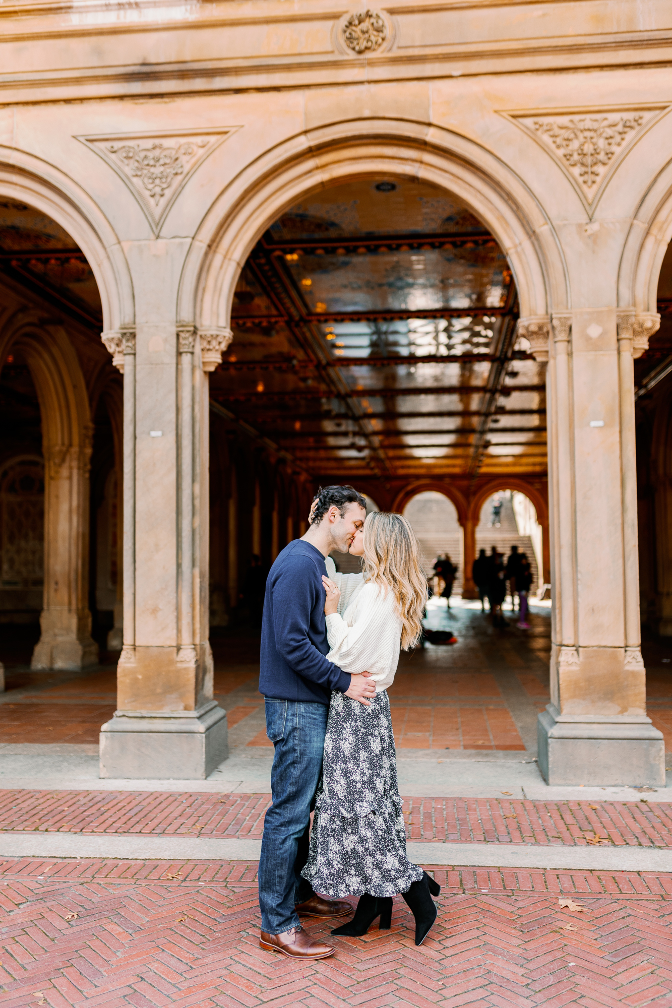 Bethesda Terrace engagement pictures