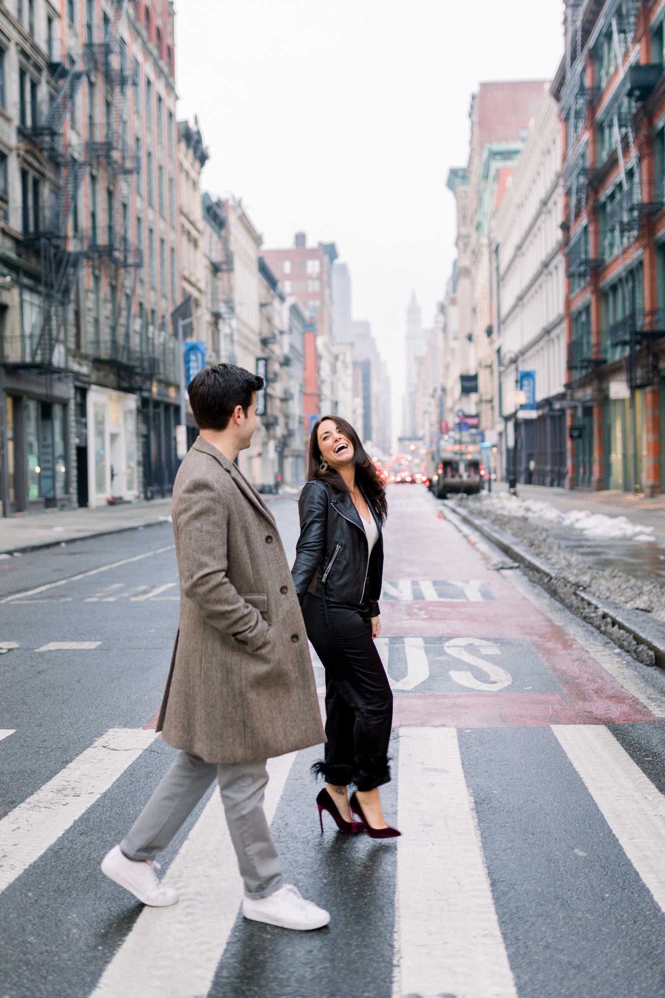 Cinematic Engagement Sessions in Manhattan and Brooklyn NY