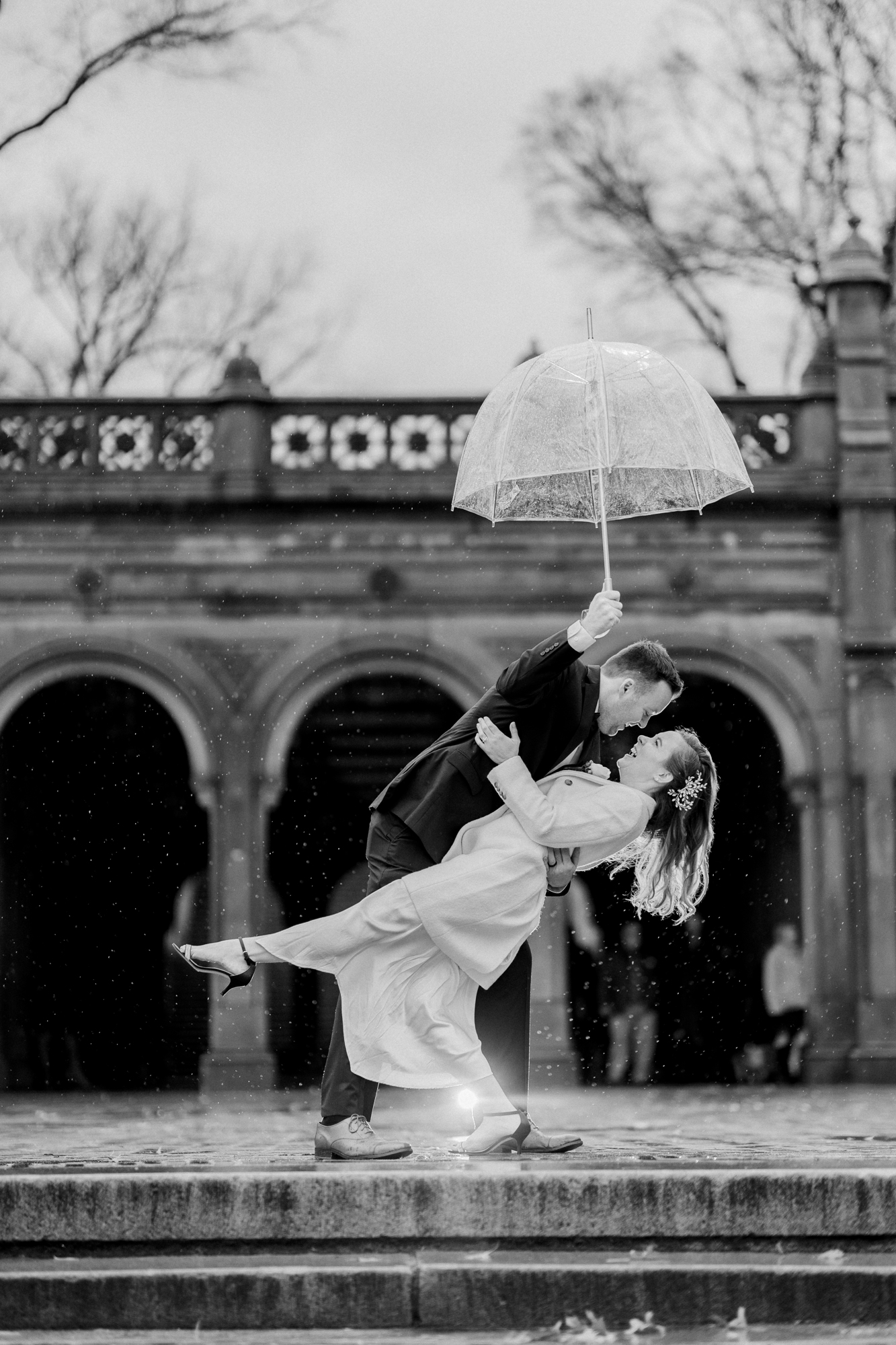 Central Park Elopement in the Rain