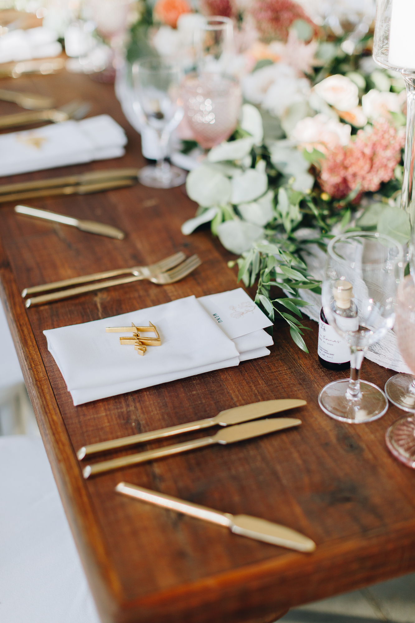 Tablescape decor at Wave Hill in New York