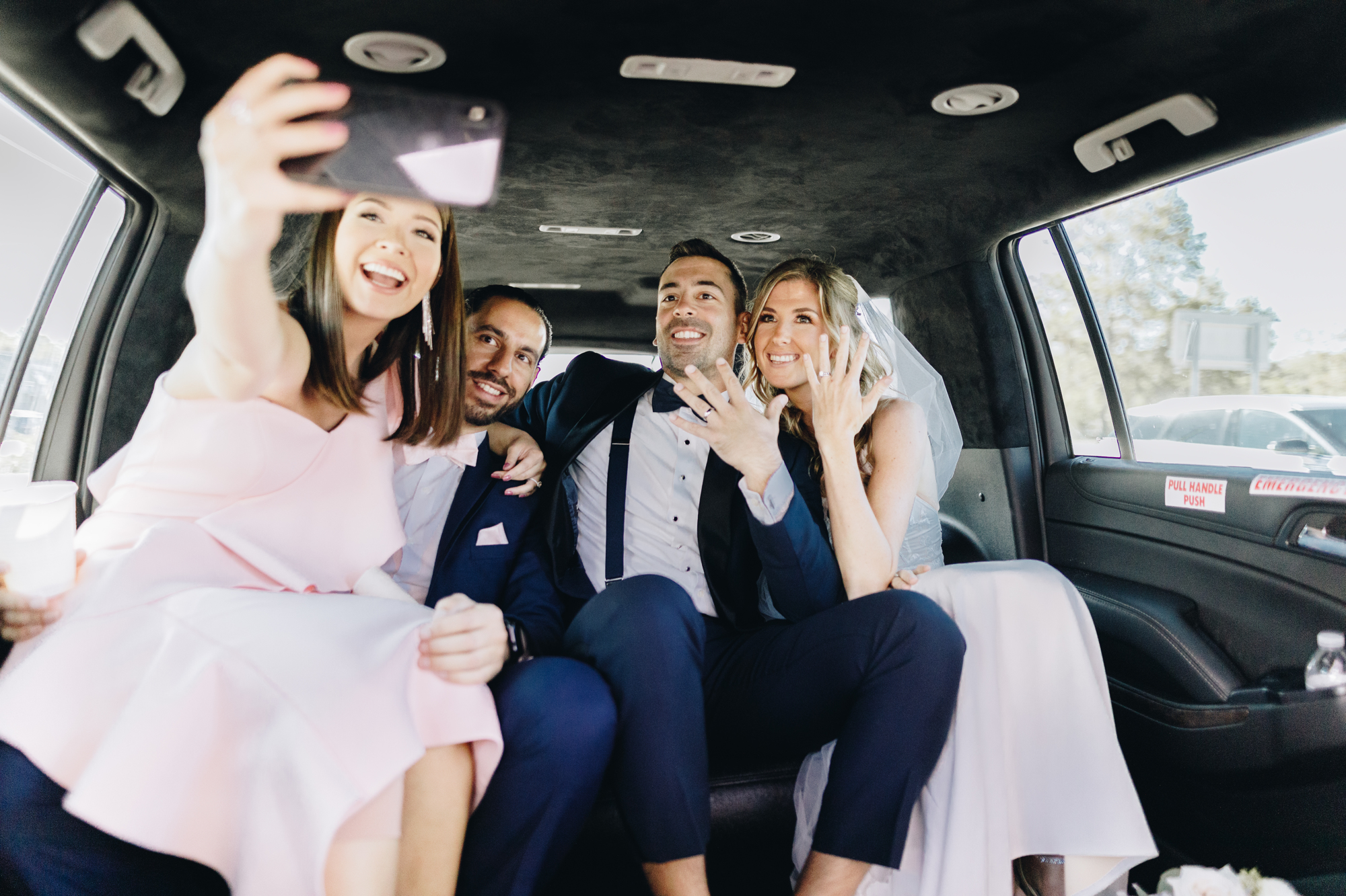 Massapequa wedding limo photos