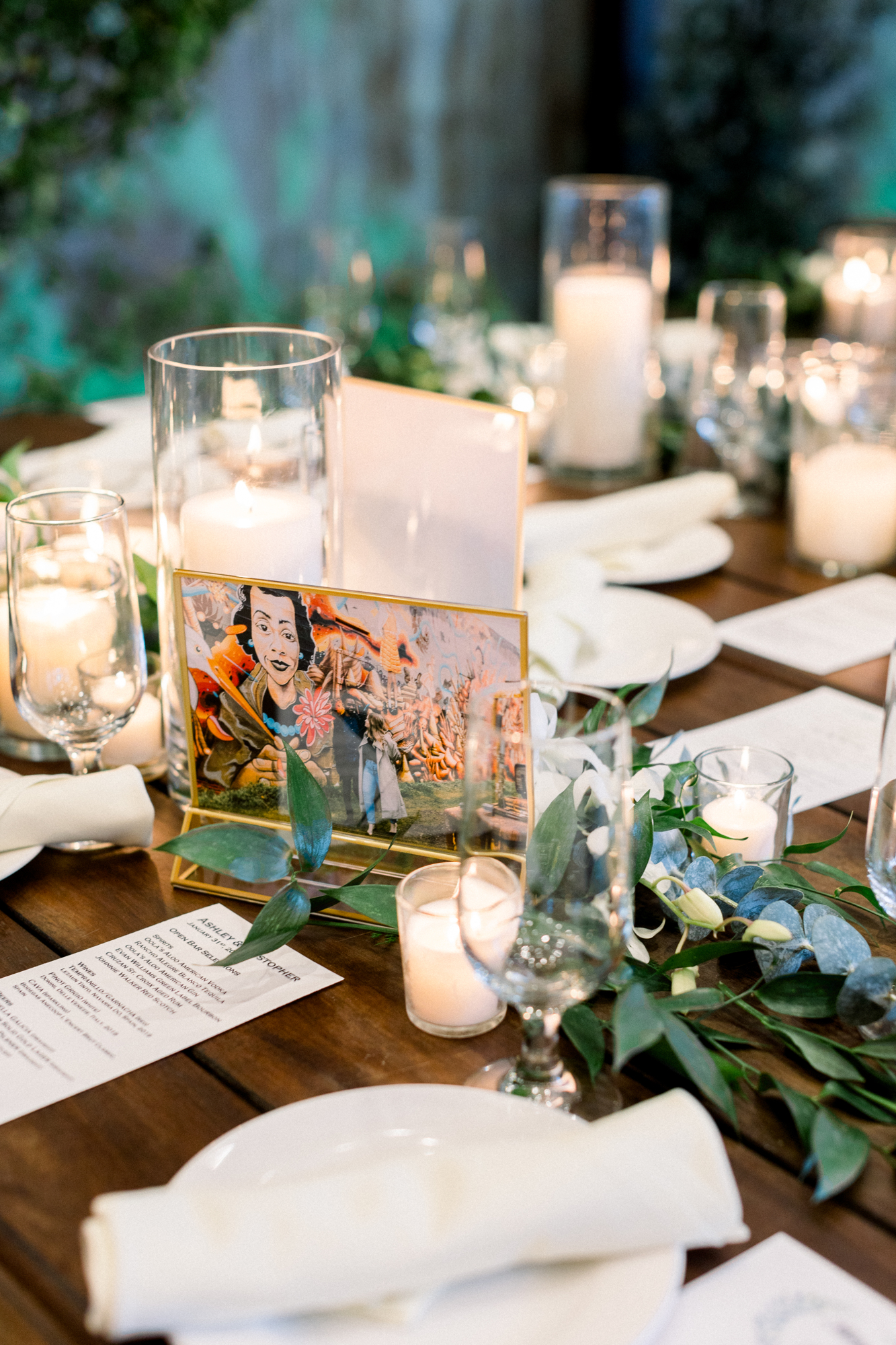 MyMoon wedding reception tablescape