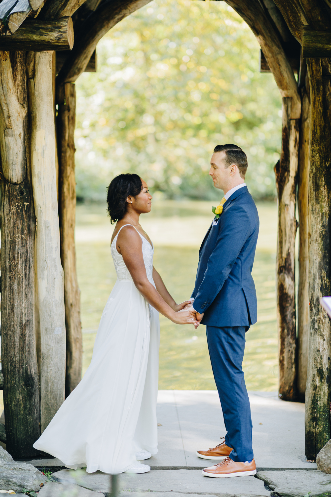 Small Wagner Cove Elopement in New York City's Beautiful Central Park