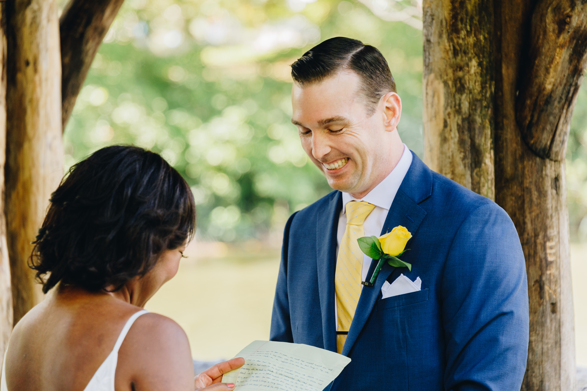 Sweet Wagner Cove Elopement in New York City's Beautiful Central Park