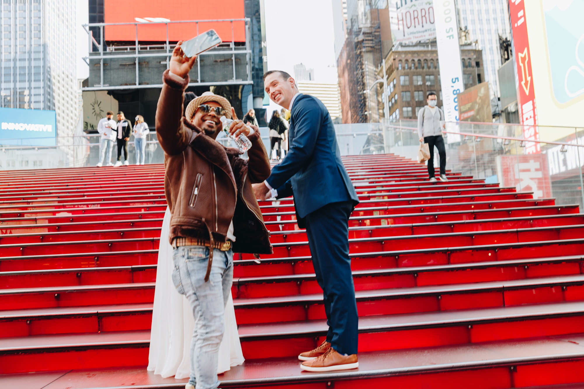 Iconic Times Square Wedding Photos in NYC