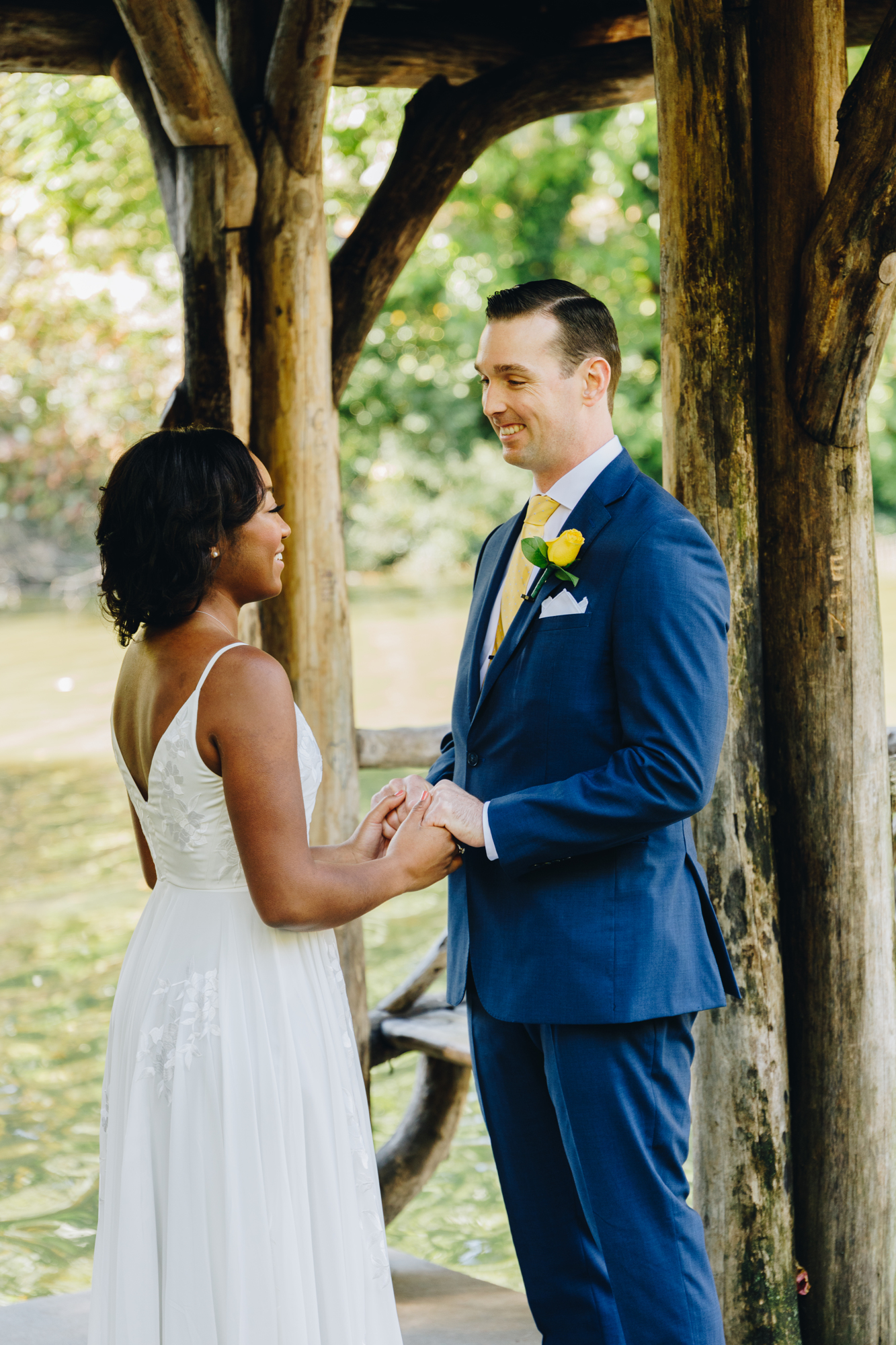 Candid Wagner Cove Elopement in New York City's Beautiful Central Park