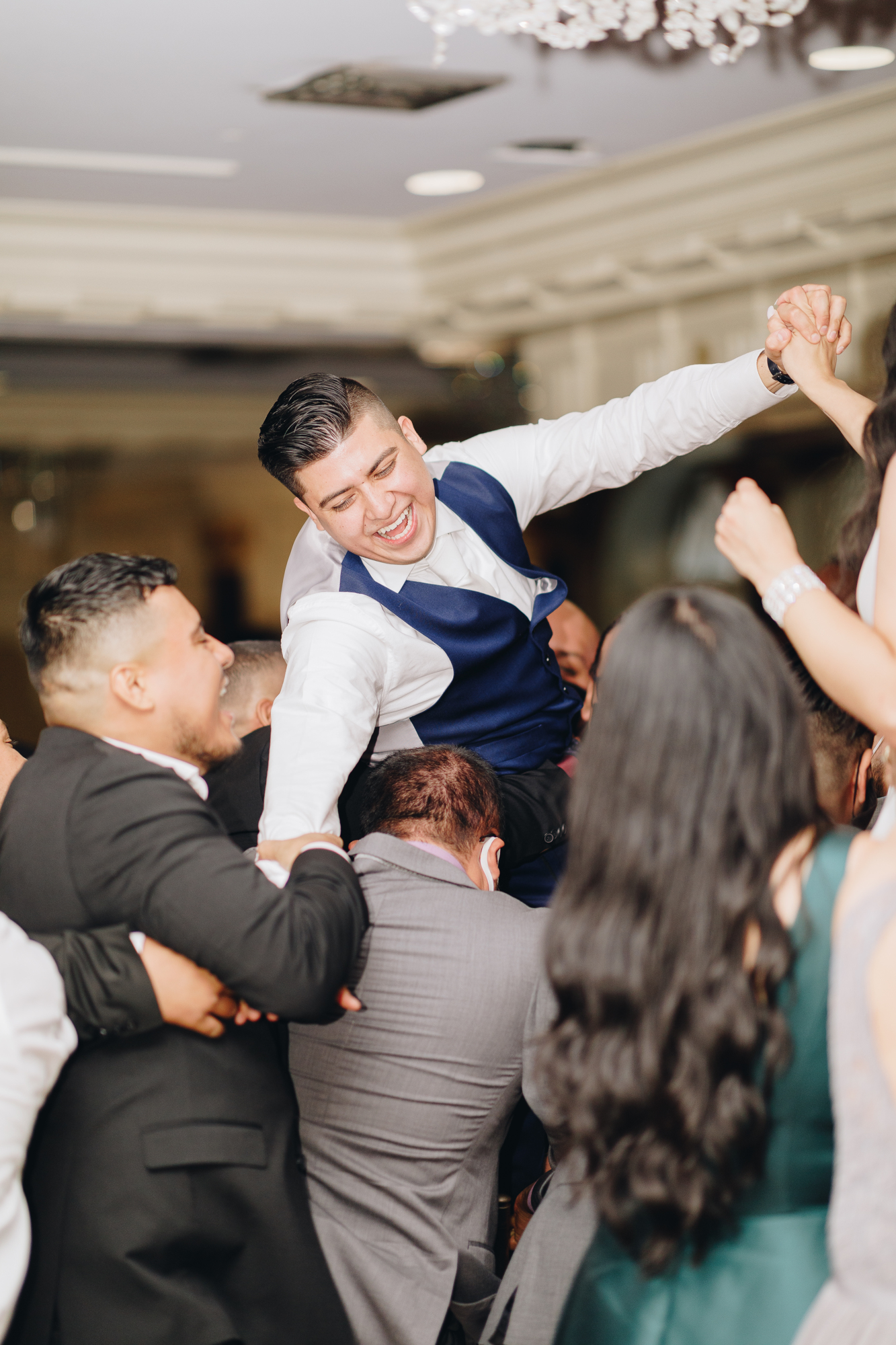 Fun candid wedding photos at the Brownstone in Paterson NJ