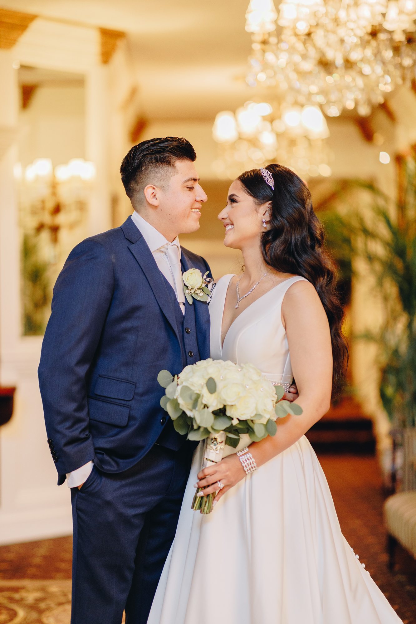 Romantic wedding photography at the Brownstone