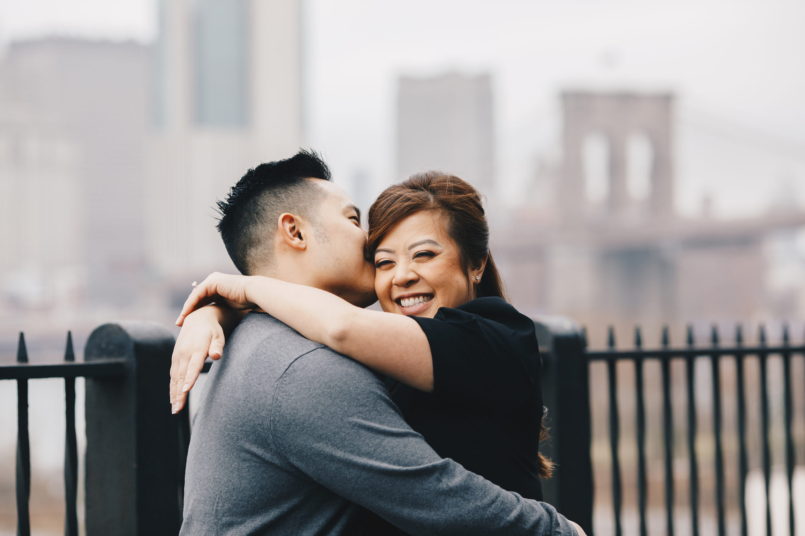 Pretty Engagement Photo Locations in New York City