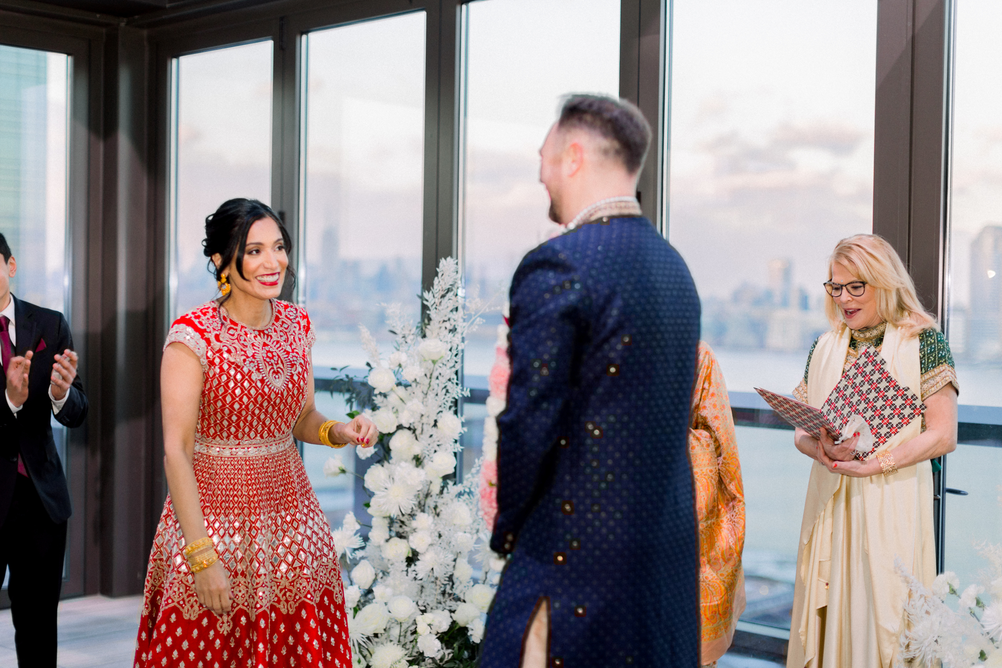 Quaint Jersey City Wedding at Rooftop at Exchange Place