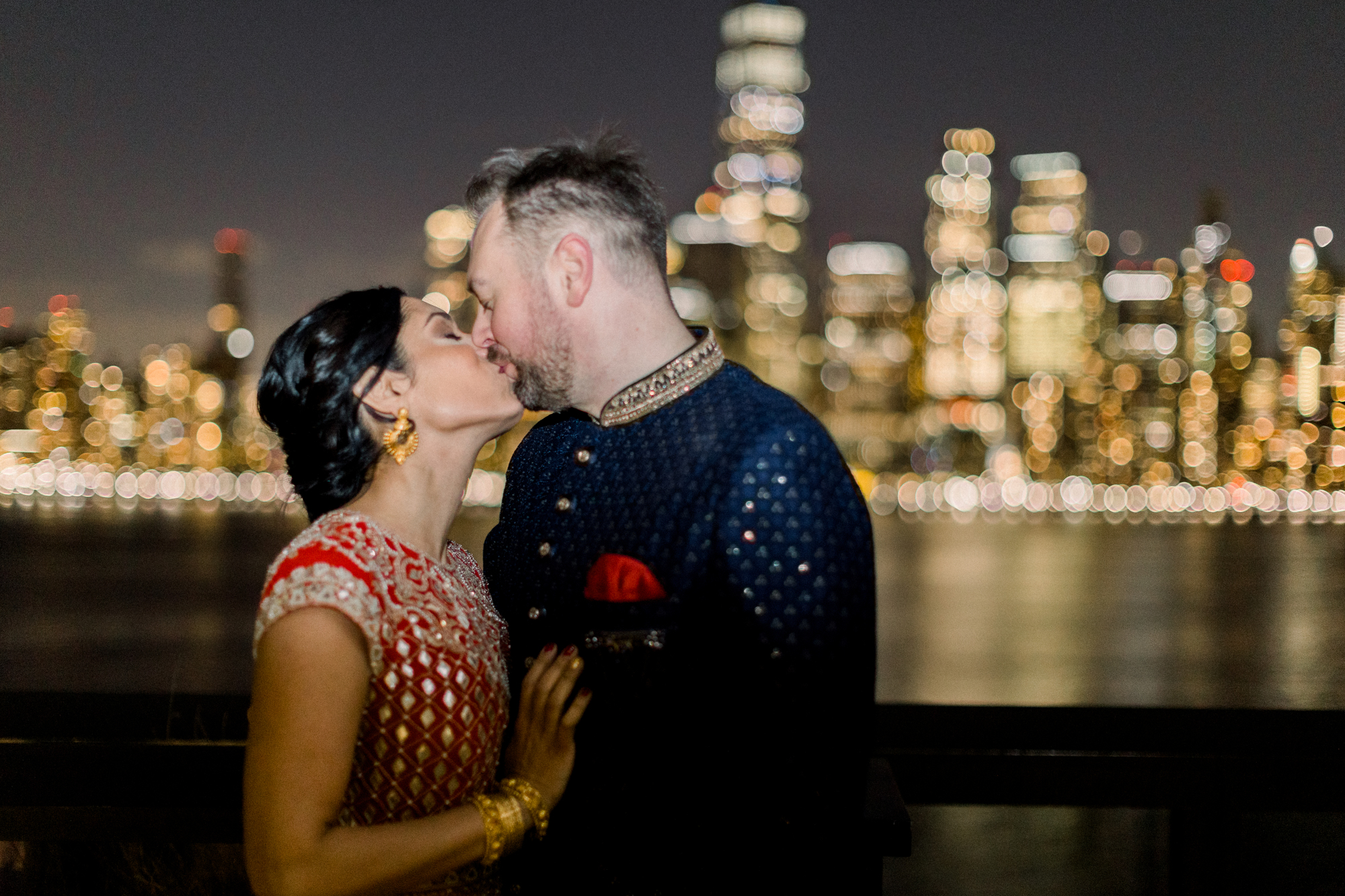 Beautiful Rooftop at Exchange Place Wedding