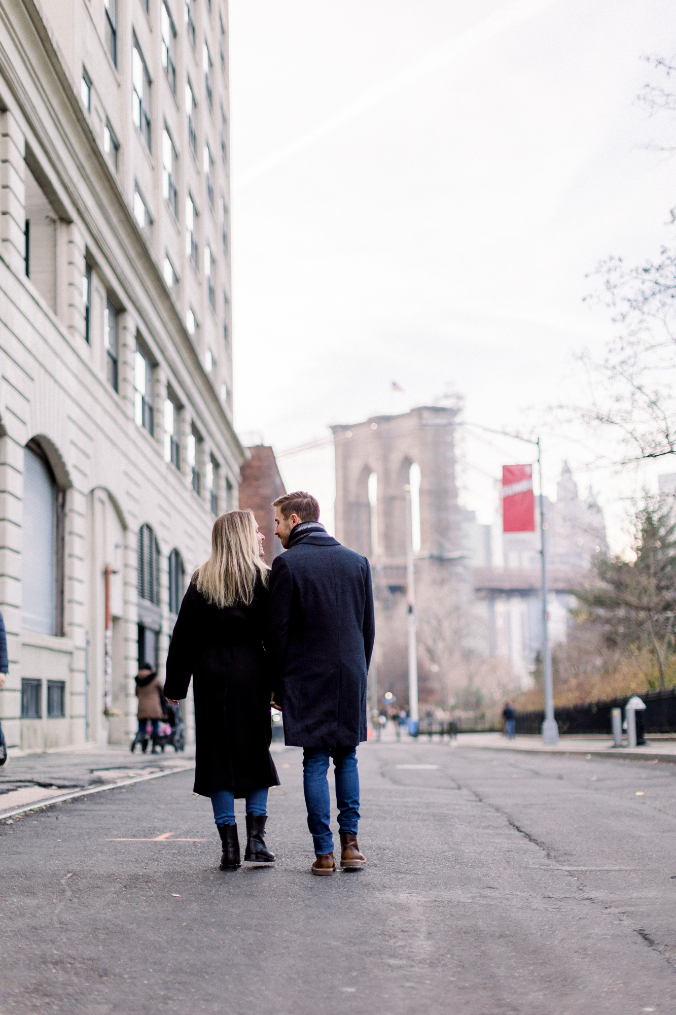 Gorgeous Dumbo Proposal on the Manhattan Skyline in Brooklyn