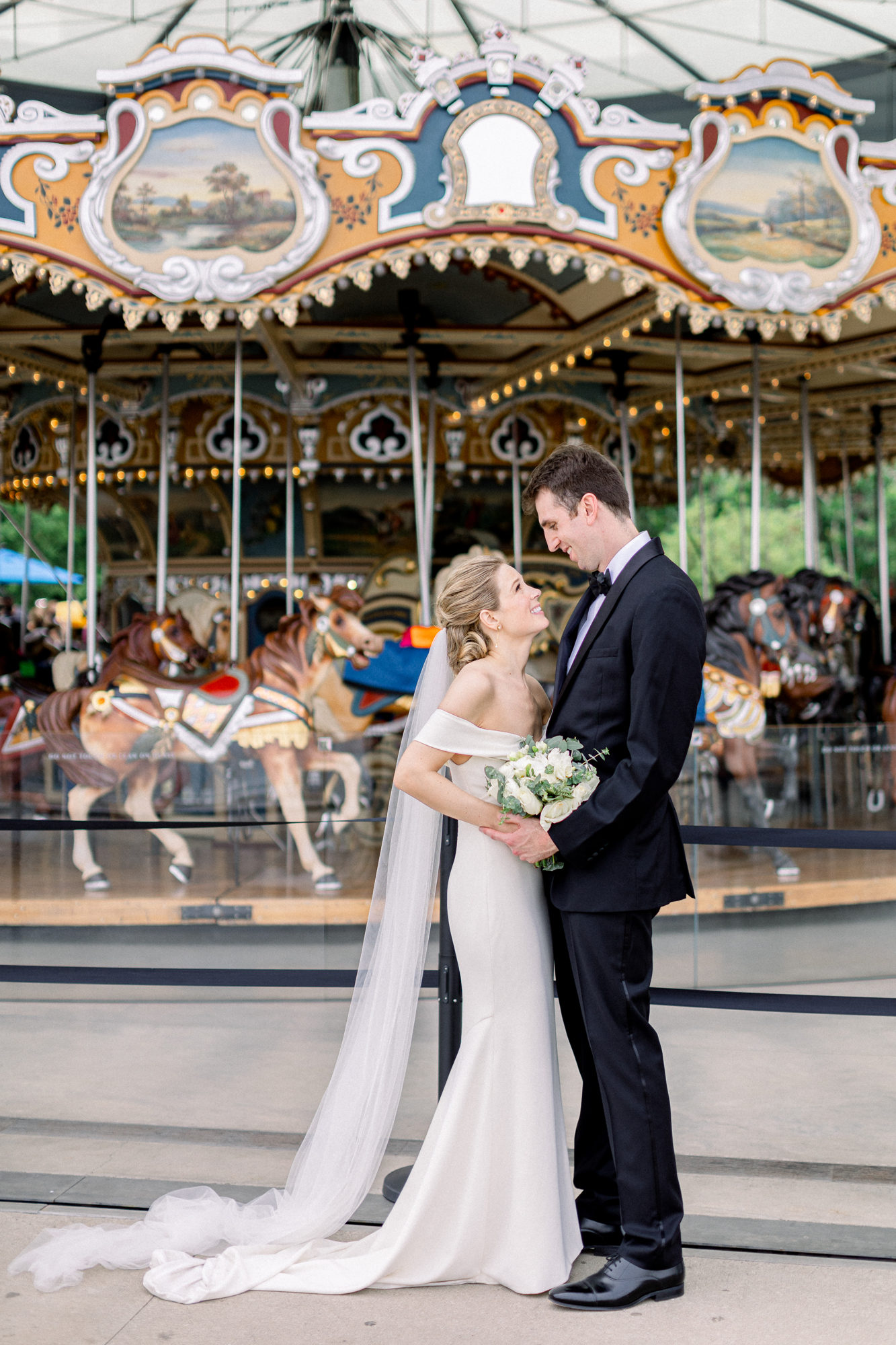 Gorgeous Intimate Carousel Wedding in Dumbo