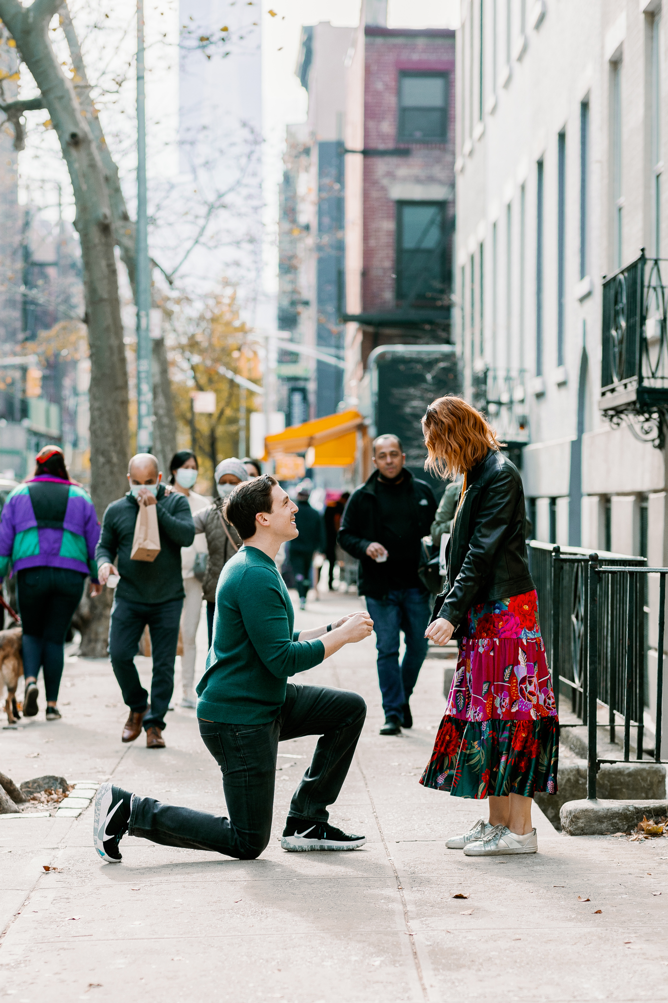 Beautiful Fall Proposal in Soho NYC