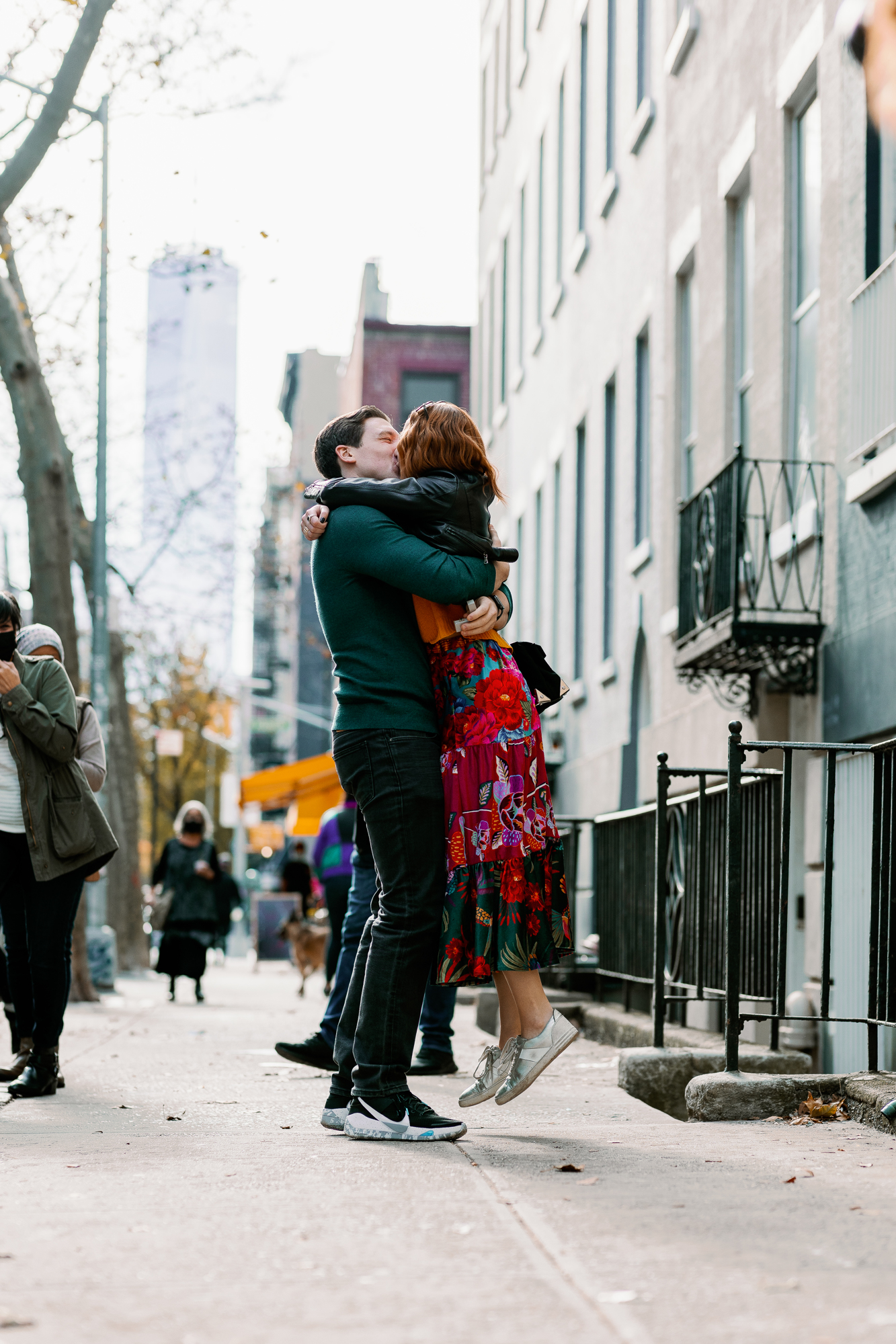 Romantic Fall Proposal in Soho NYC