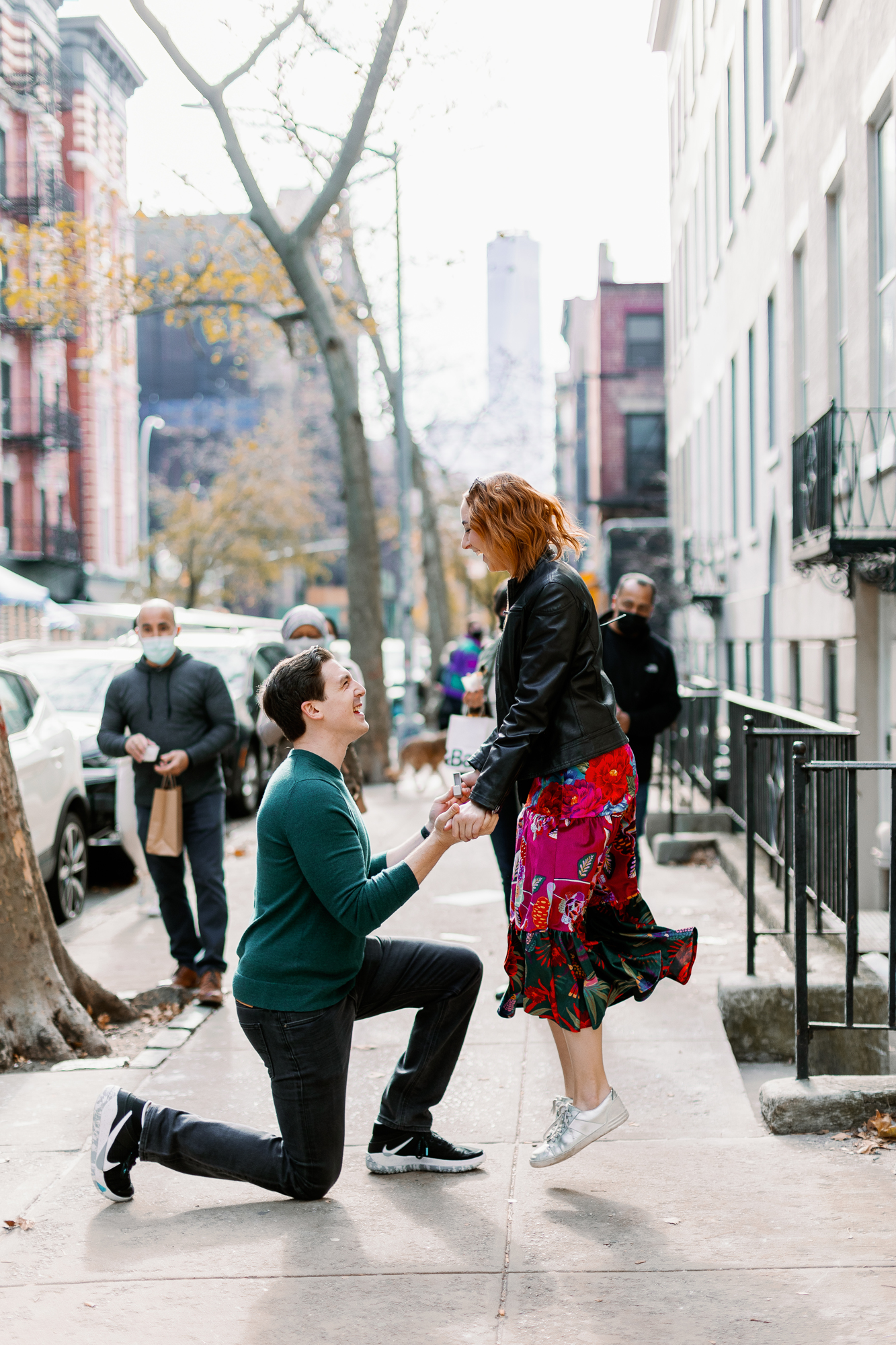 Small Fall Proposal in Soho NYC