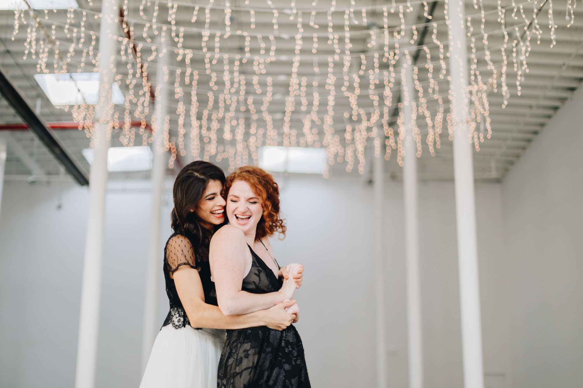 Romantic Radiant LGBTQ Wedding Inspiration at Sound River Studios