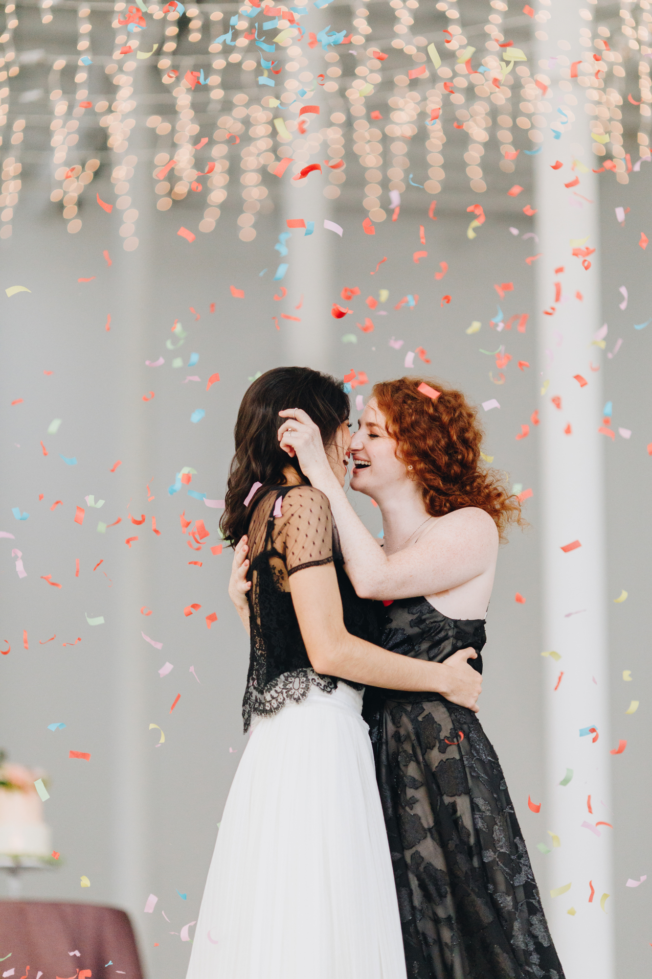 Beautiful Radiant LGBTQ Wedding Inspiration at Sound River Studios
