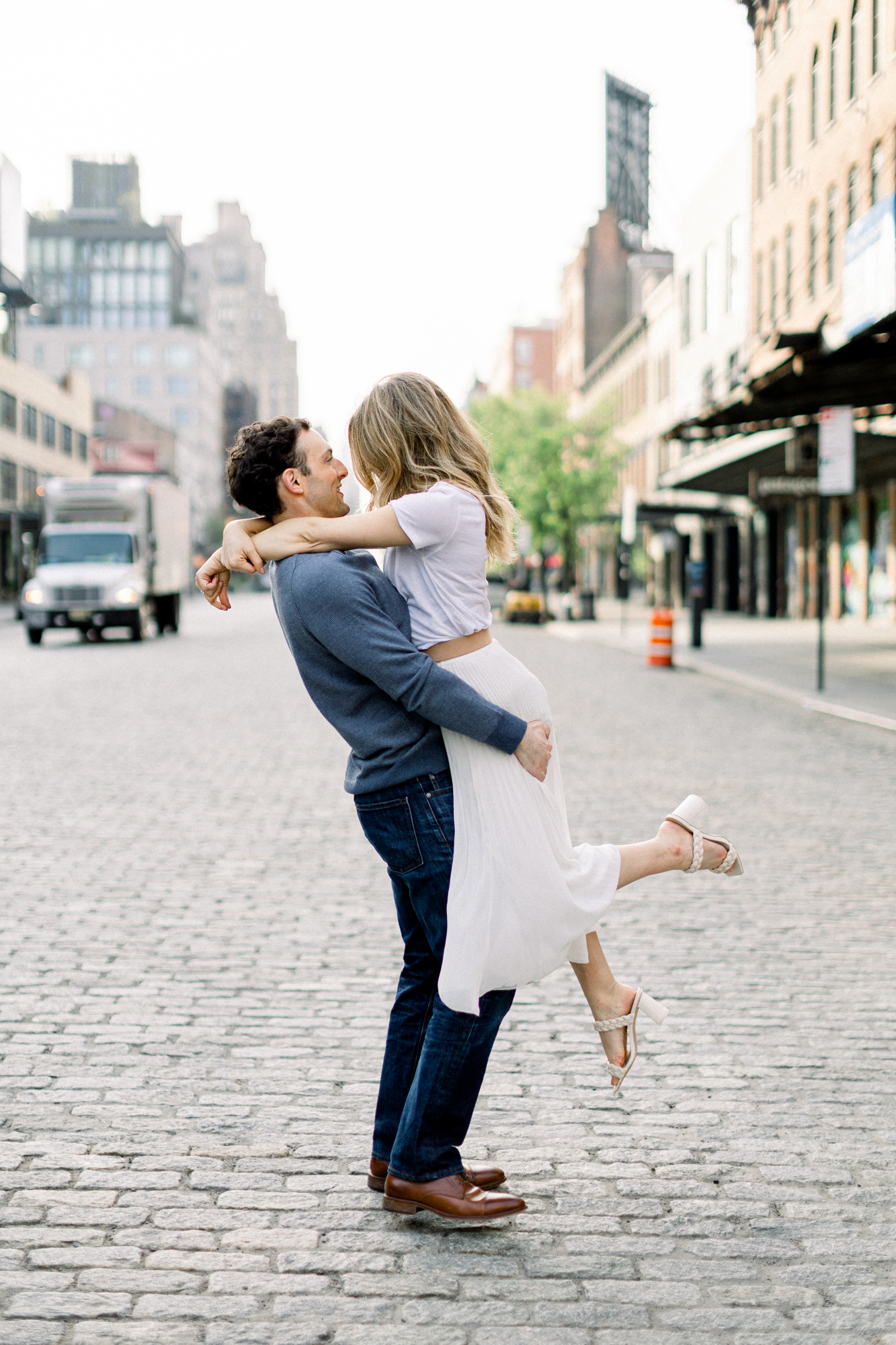 Candid High Line Engagement Photos