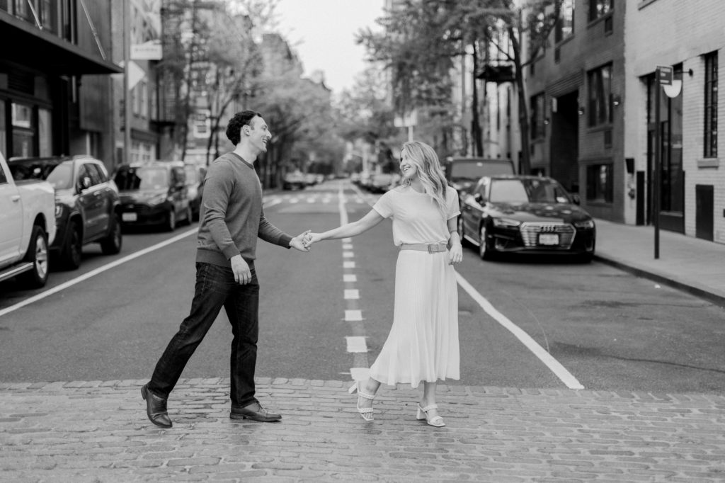 Gorgeous Spring High Line Engagement Photos in New York