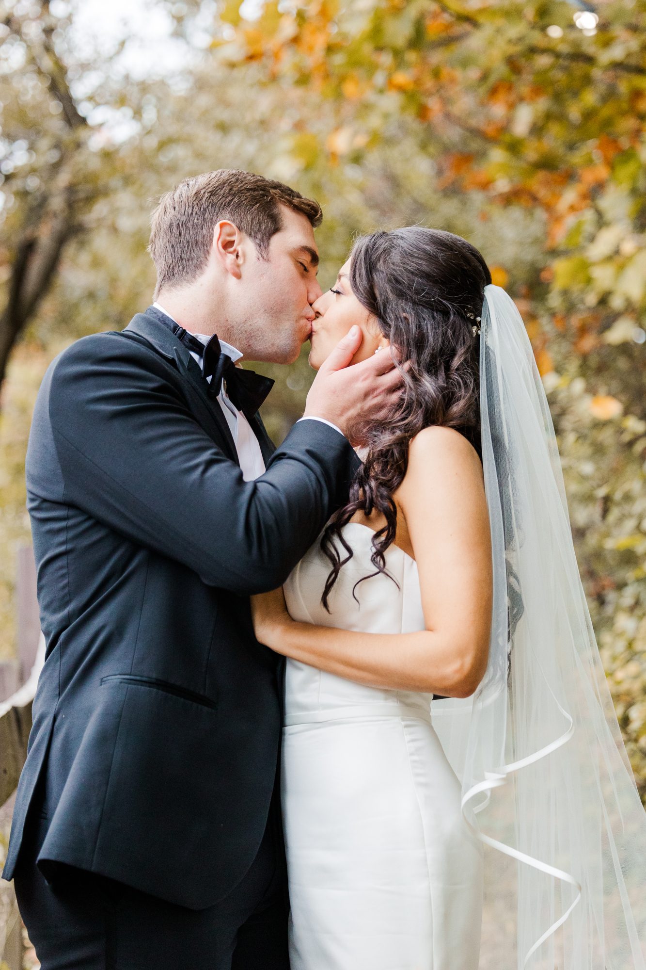 Peaceful Fall Wedding Photos at Blue Hill at Stone Barns in New York 