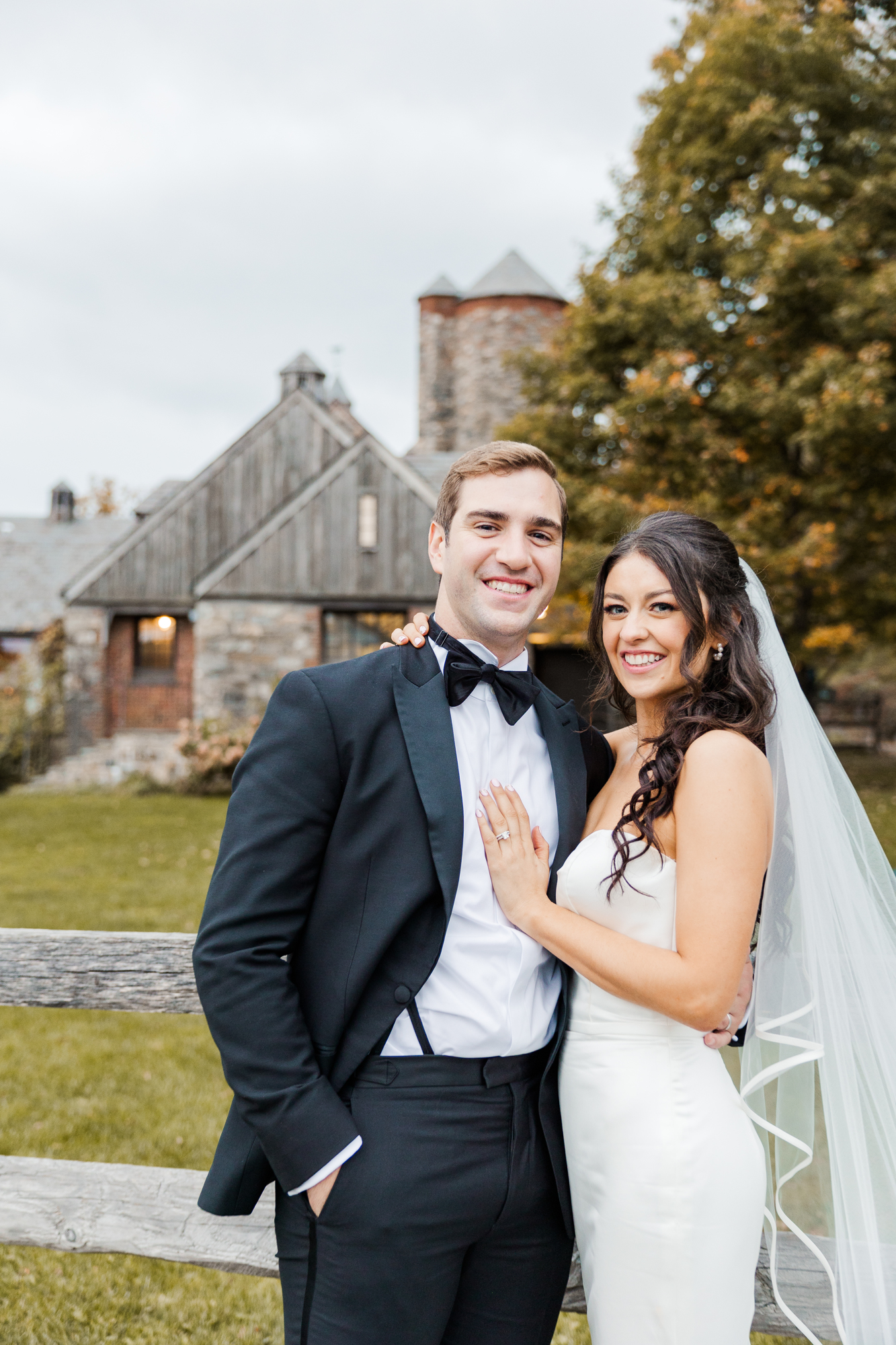 Rustic Fall Wedding Photos at Blue Hill at Stone Barns in New York 