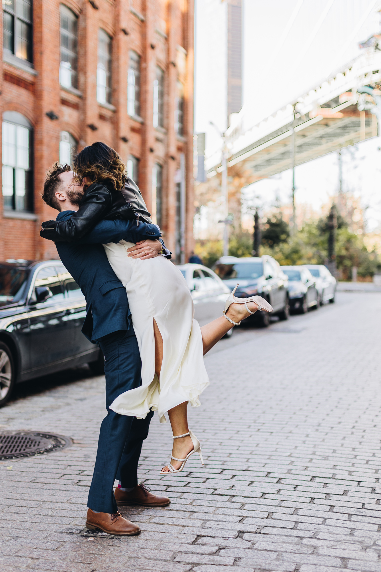 Timeless Fall DUMBO Elopement with NYC views and foliage