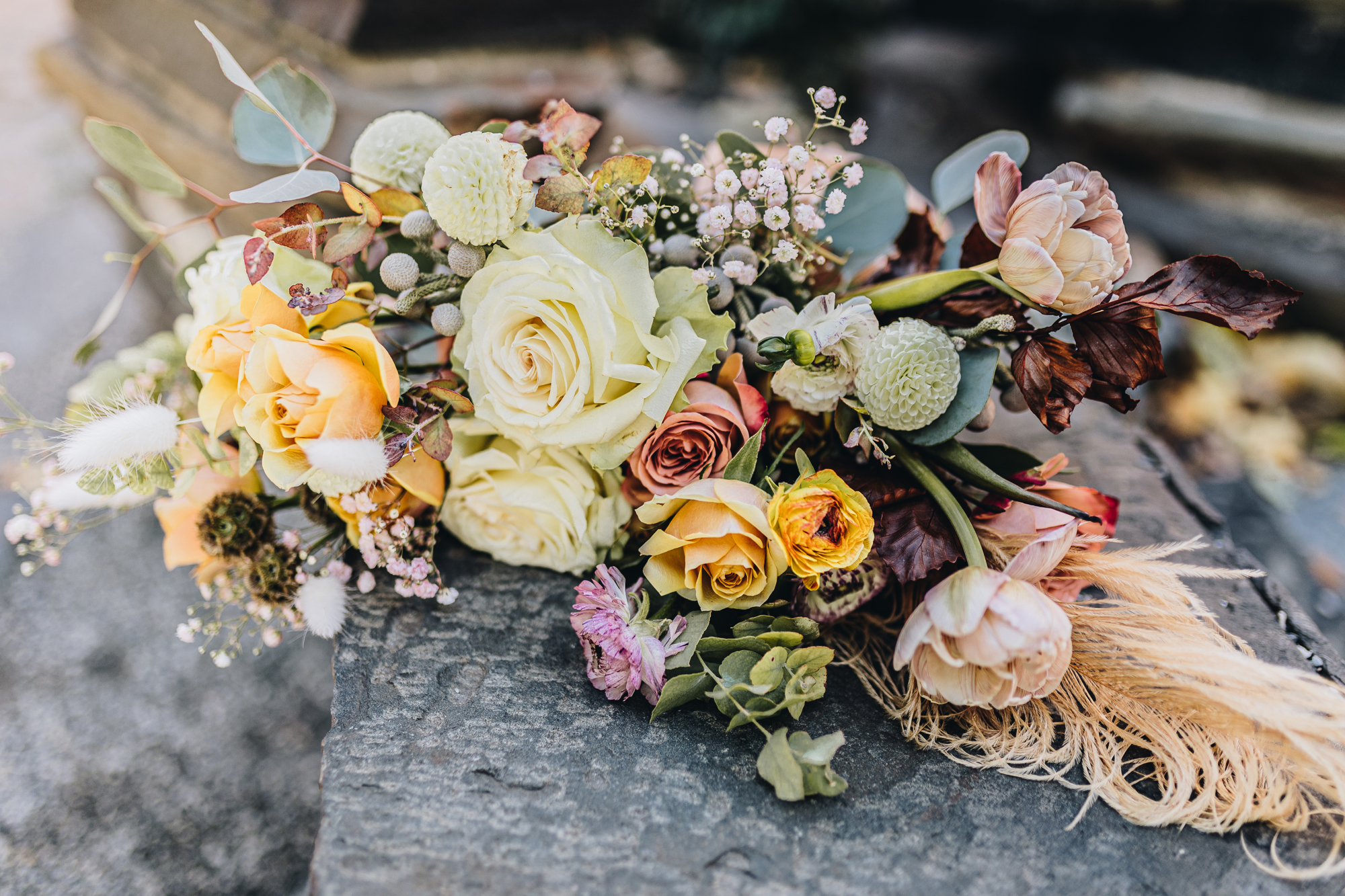 Bright Fall DUMBO Elopement with NYC views and foliage