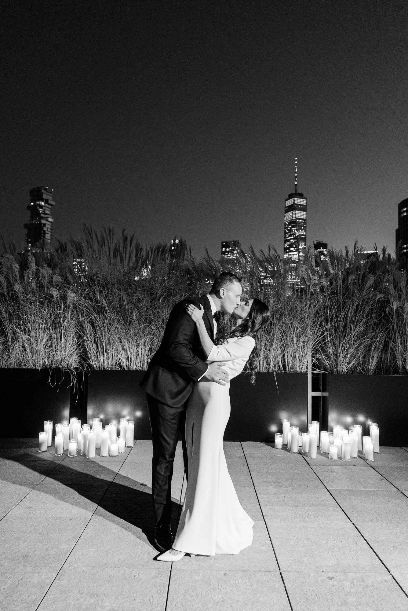 Candid and fun Tribeca Rooftop Wedding Reception