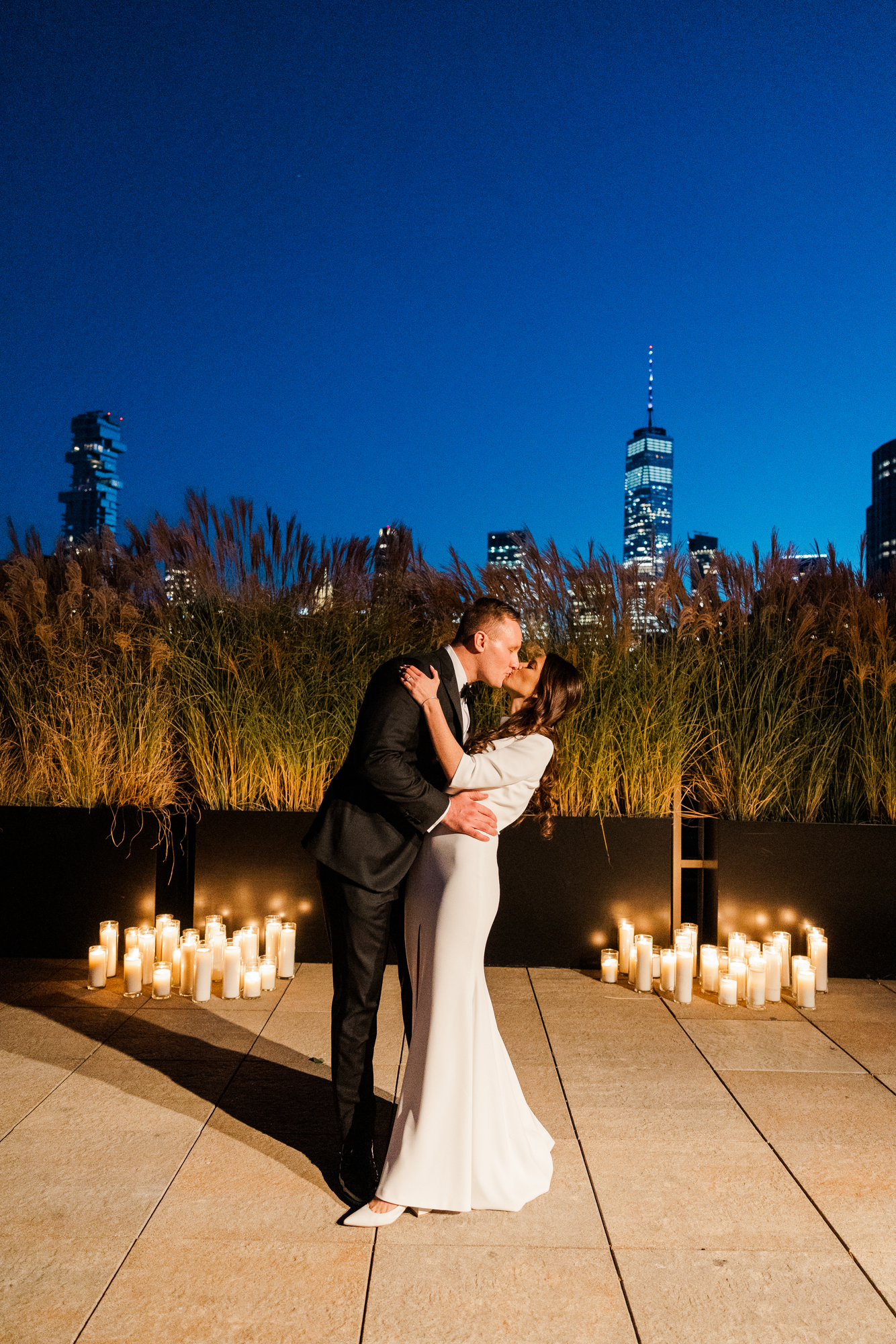 Candid and romantic Wedding at Tribeca Rooftop in New York
